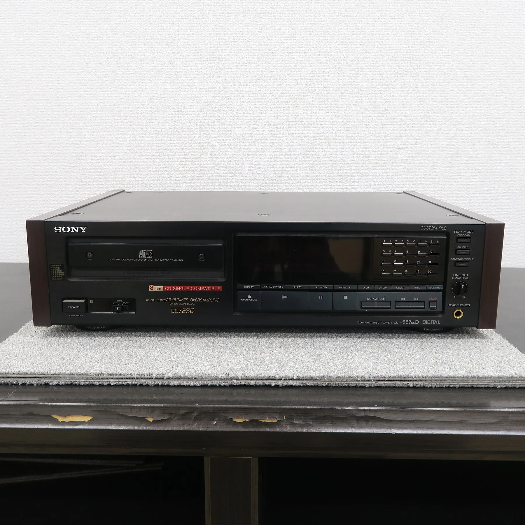 SONY CDP-557ESD CDデッキ ソニー