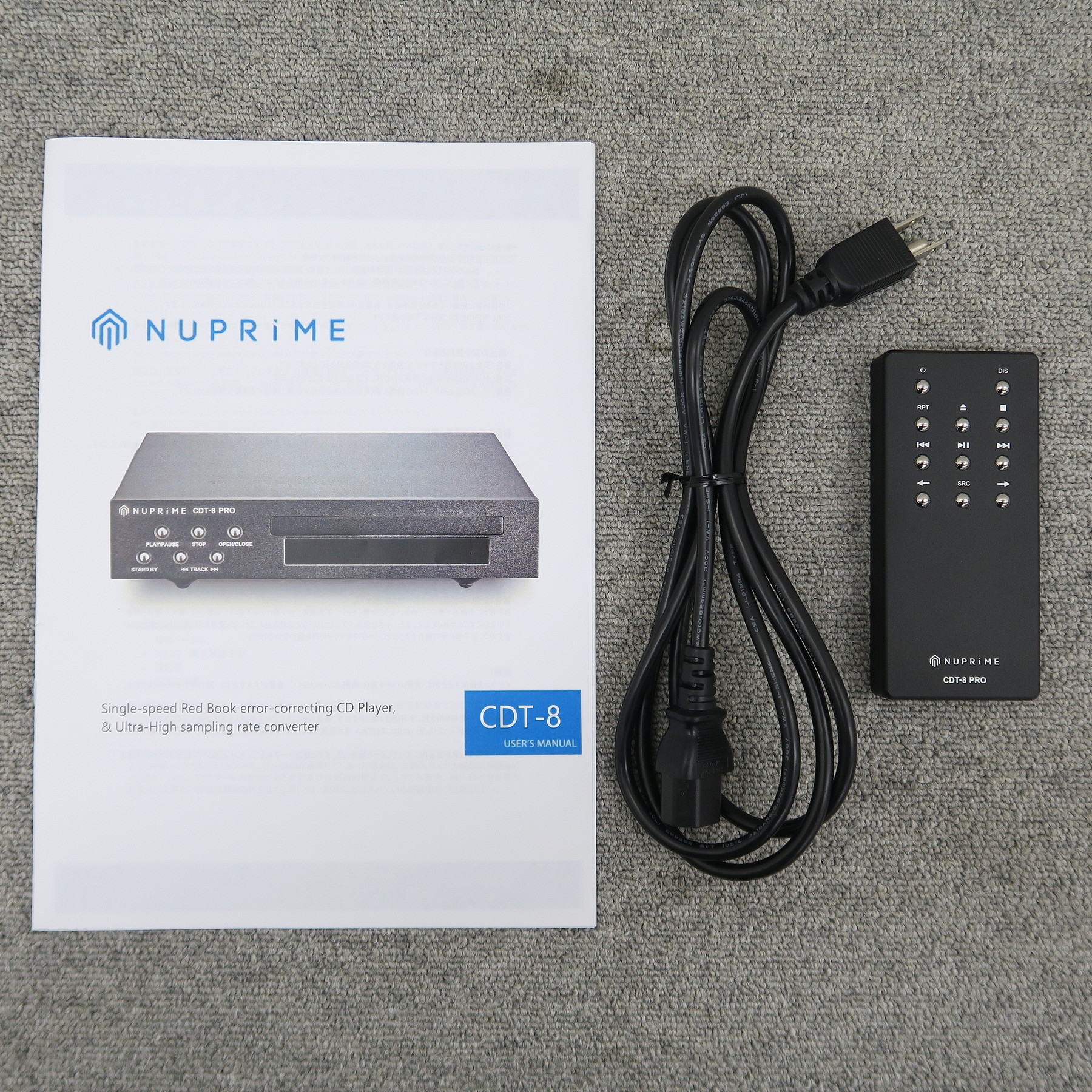 新品 NuPrime CDT-8 pro CD Transport DSD - オーディオ機器