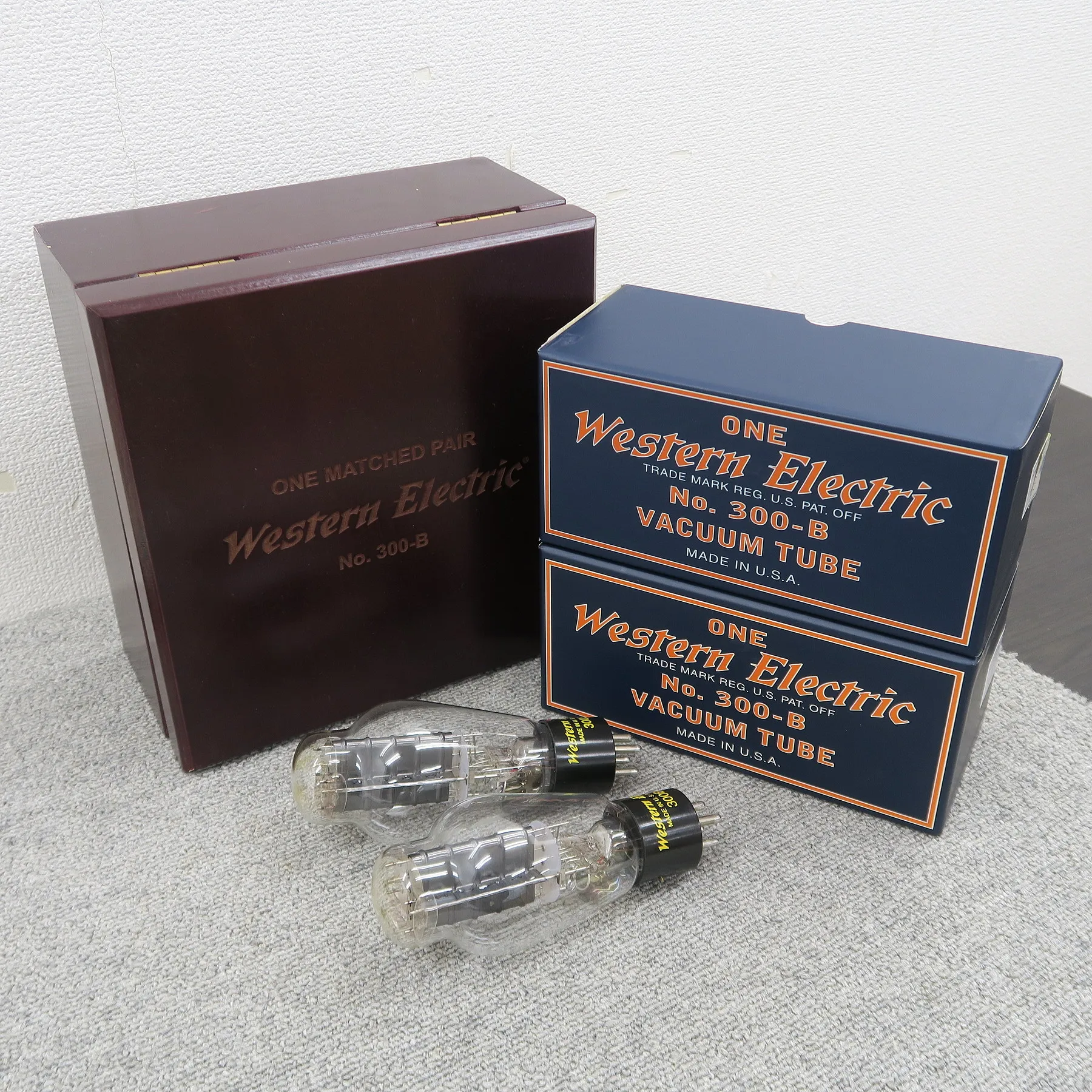 Western Electric 300B 復刻 木箱付 真空管 ウエスタンエレクトリック