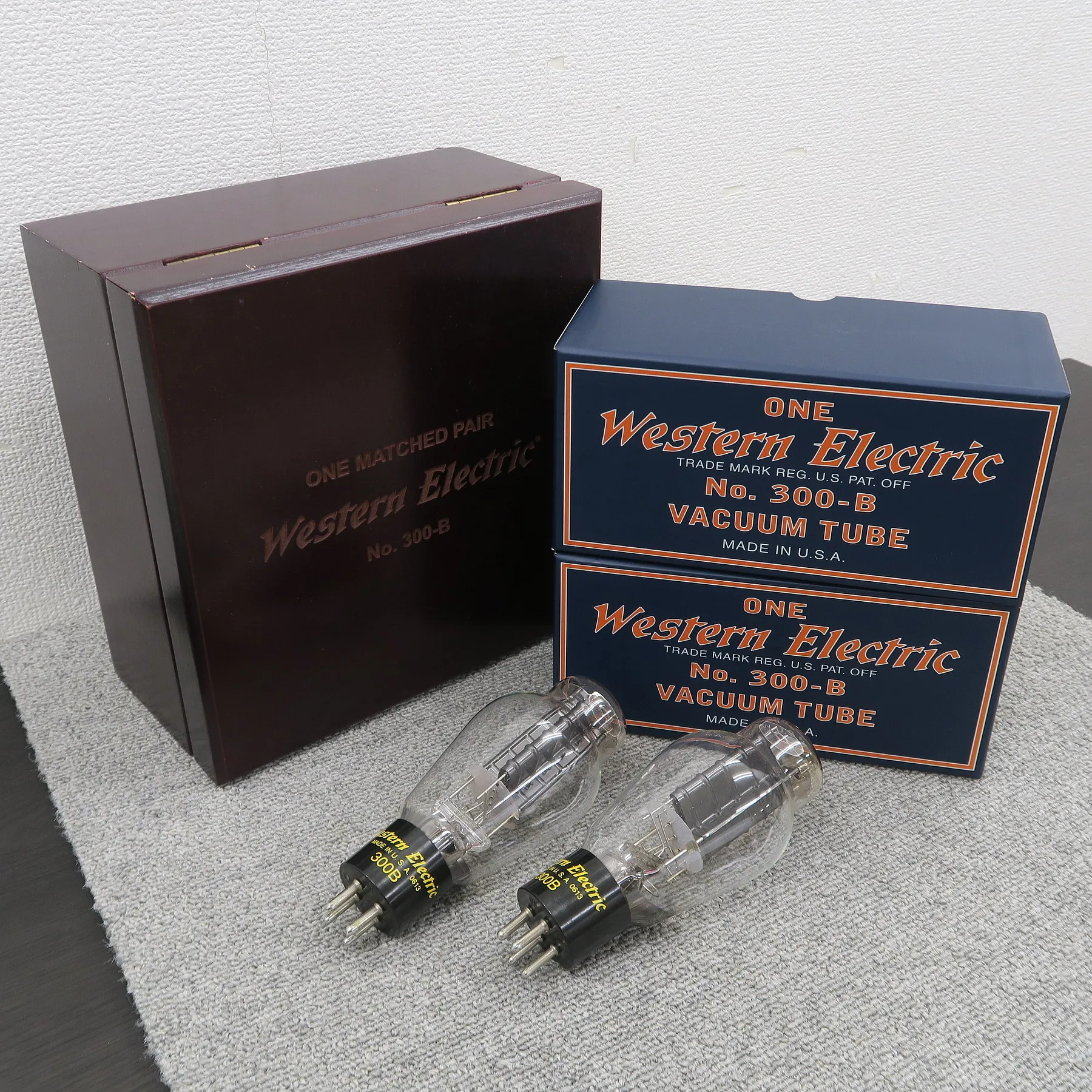 Western Electric 300B 復刻 木箱付 真空管 ウエスタンエレクトリック