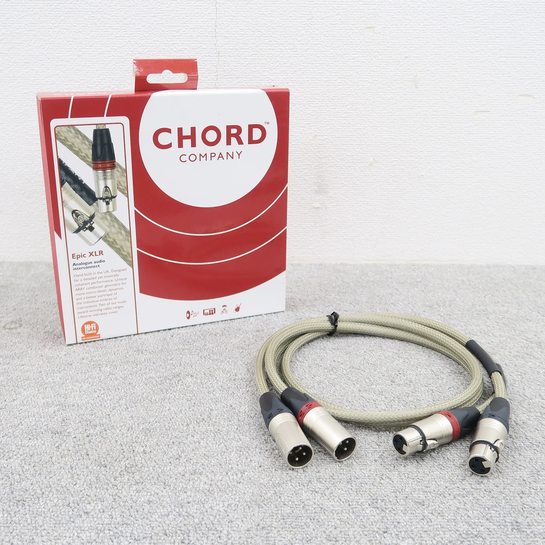 CHORD Epic 1.0m XLRケーブル コード