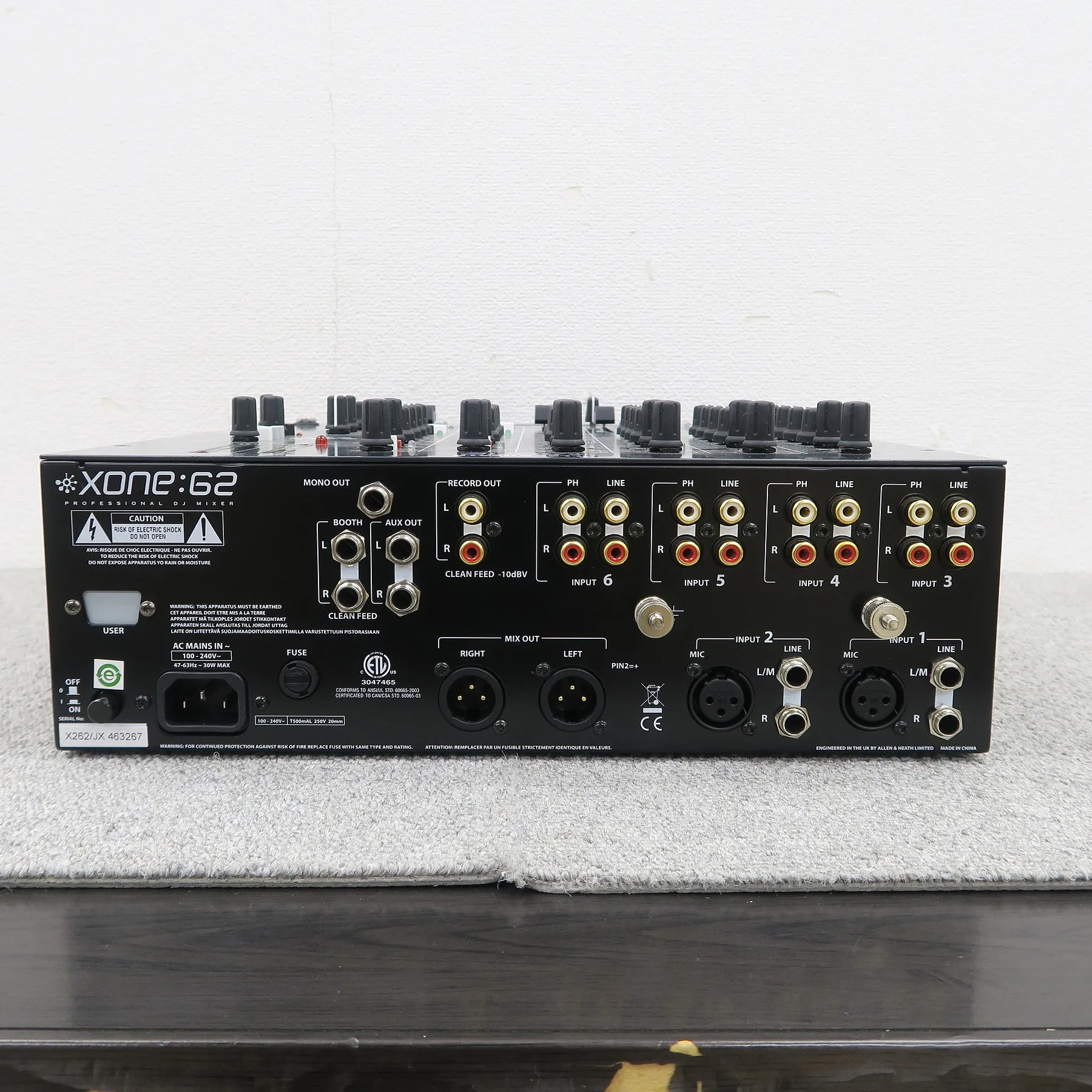 Allen&Heath XONE:62 DJミキサー アレンアンドヒース @57475｜中古