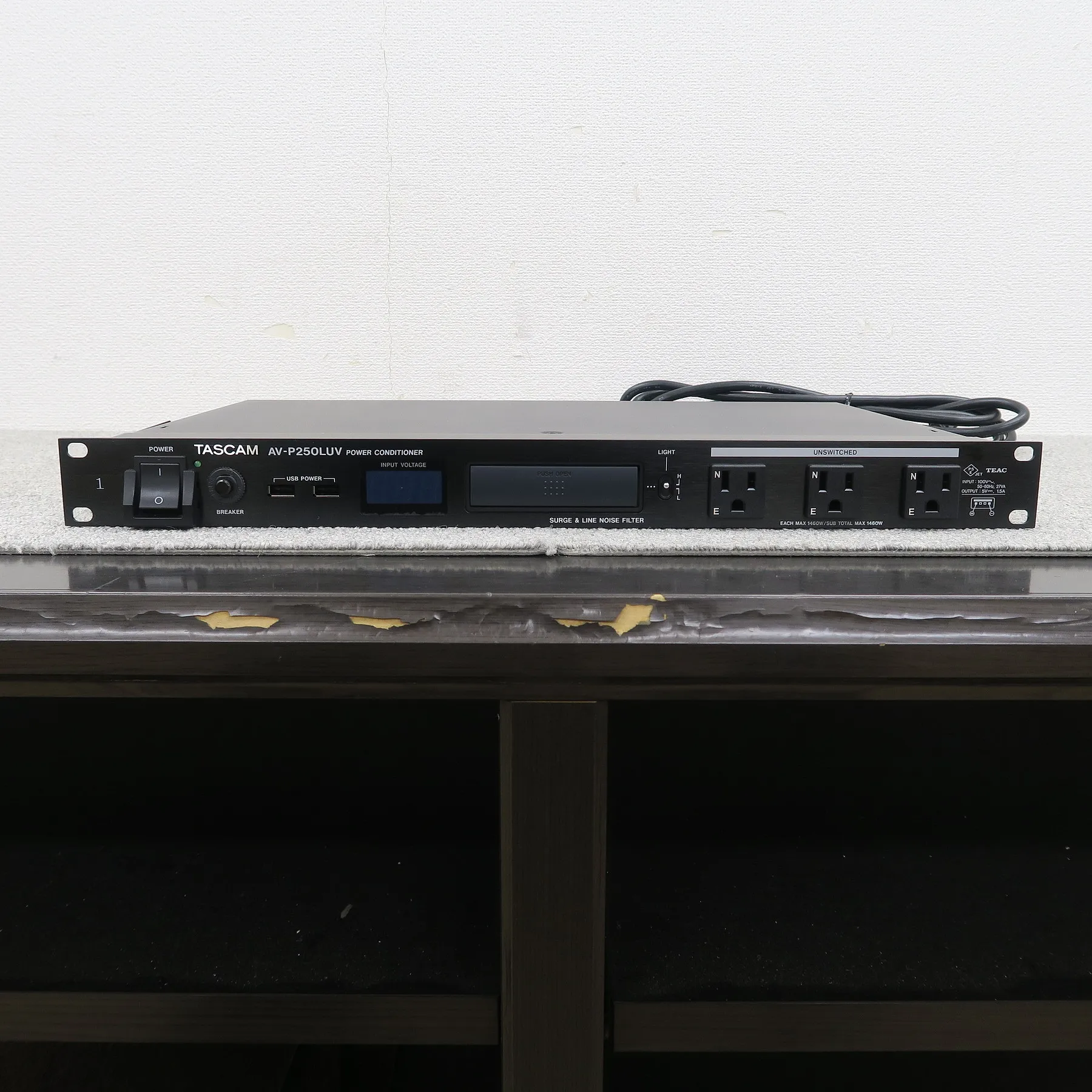 TASCAM AV-P250LUV 電源 タスカム