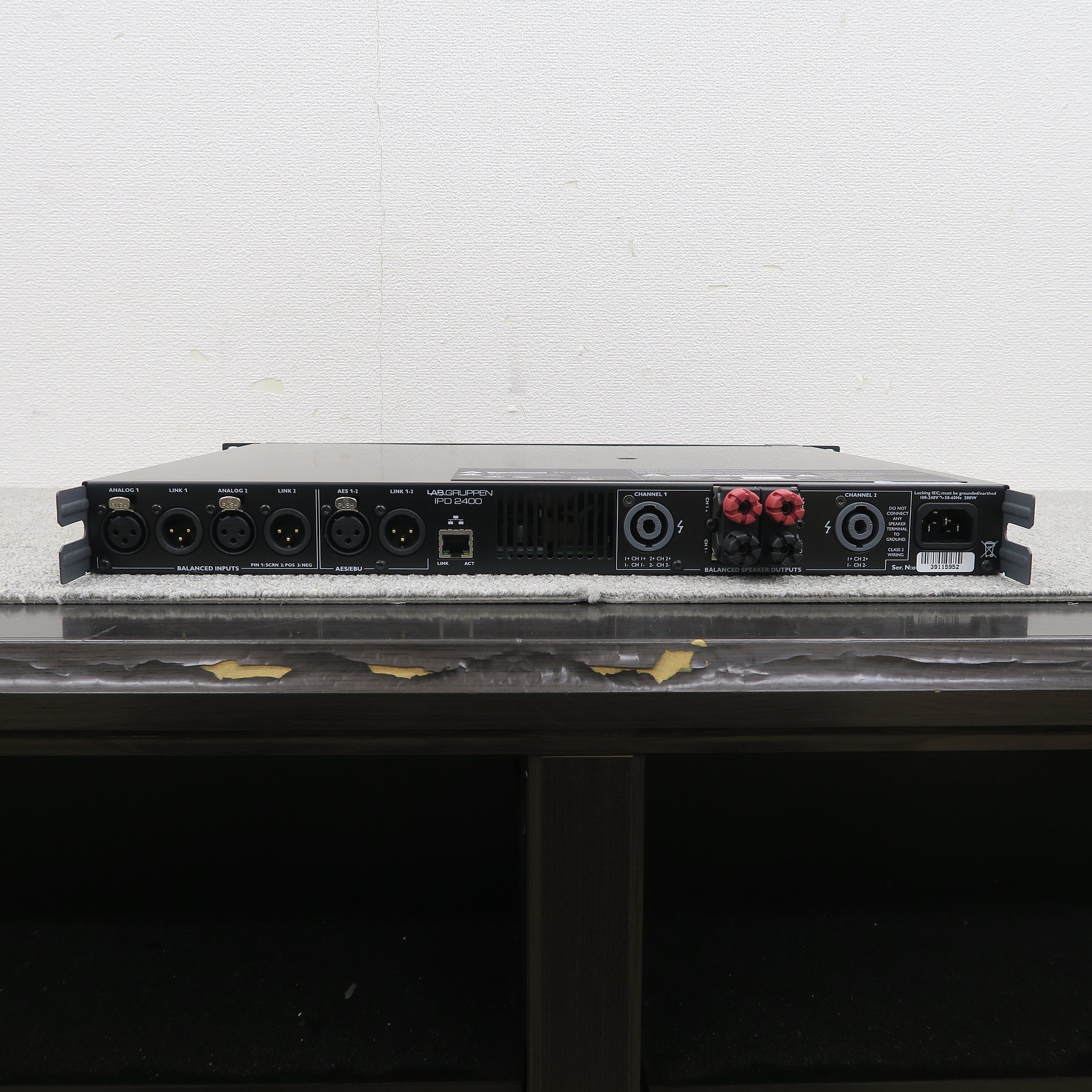 中古動作品】LAB.GRUPPEN fP3400 2chパワーアンプ 中古動作品】LAB