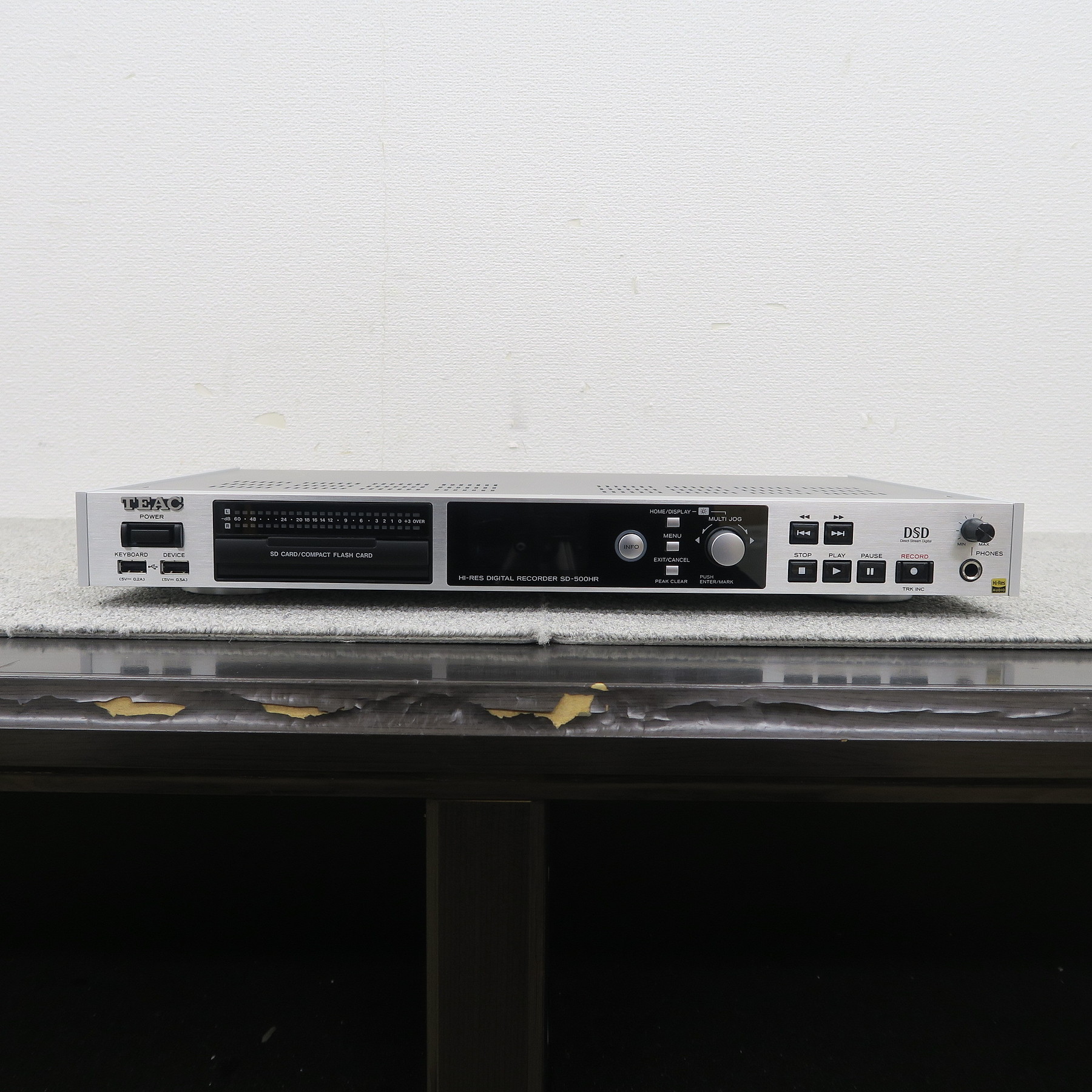 優良中古品・TEAC ハイレゾ・マスターレコーダー SD-500HR Bランク】TEAC SD-500HR ハイレゾ・マスターレコーダー