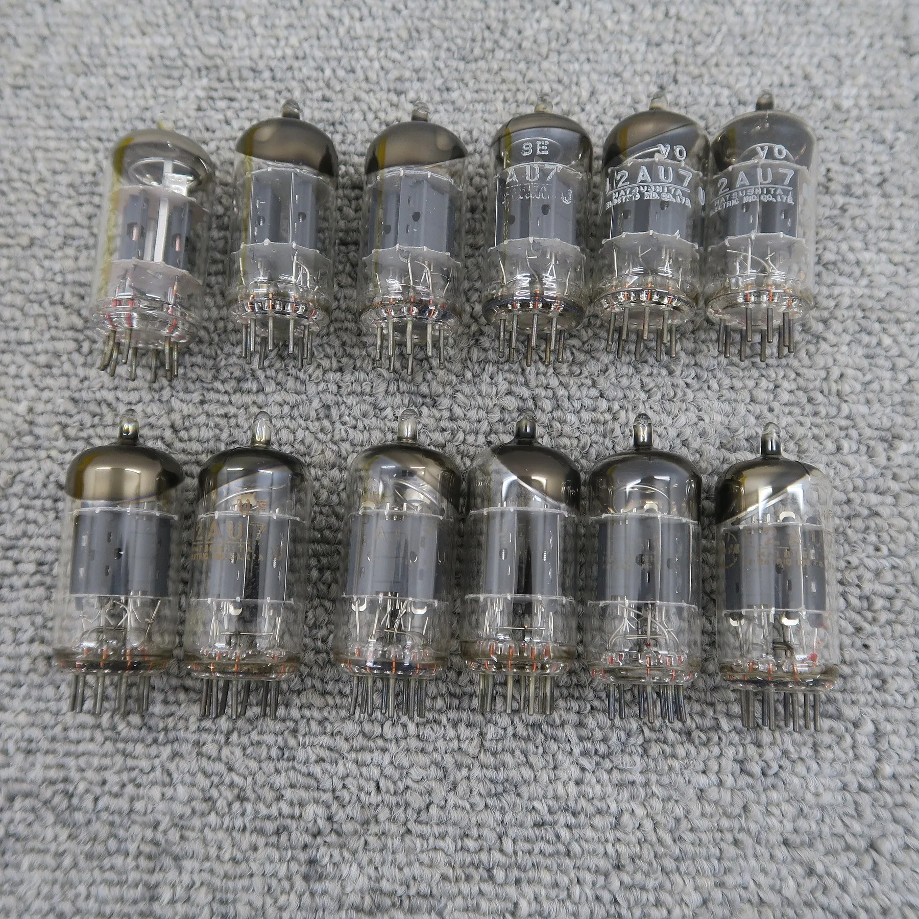 松下 12AU7/ECC82 12本 真空管 マツシタ