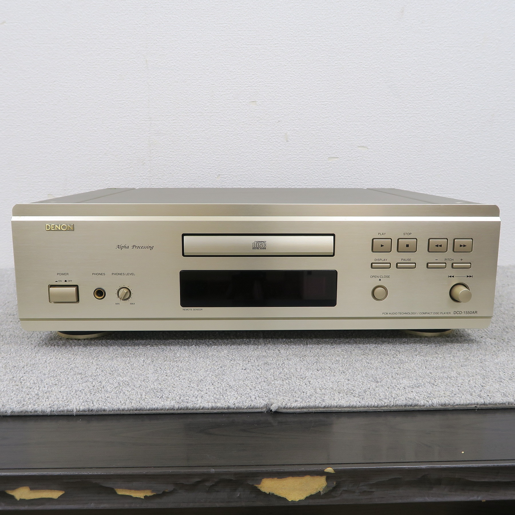 Bランク】DENON DCD-1550AR CDデッキ デノン @57678 / 中古オーディオ買取、販売、通販のショップアフロオーディオ横浜