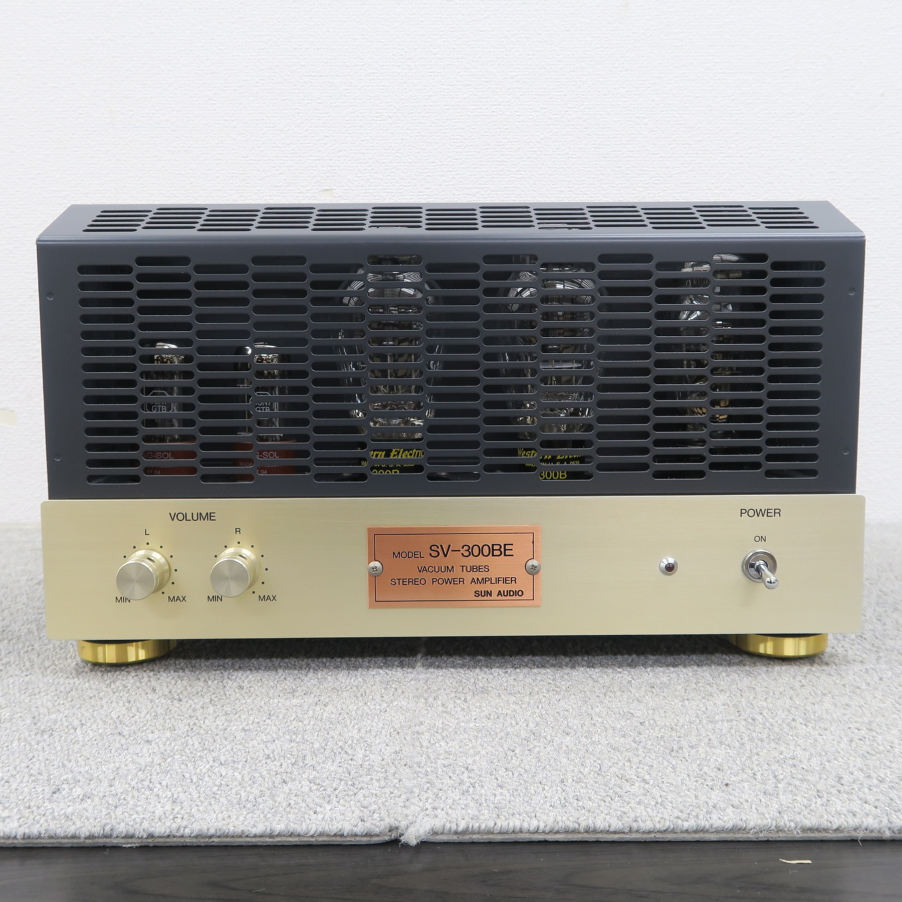 Bランク】SunAudio SV-300BE パワーアンプ Western Electric 300B搭載 サンオーディオ @57686 / 中古 オーディオ買取、販売、通販のショップアフロオーディオ横浜