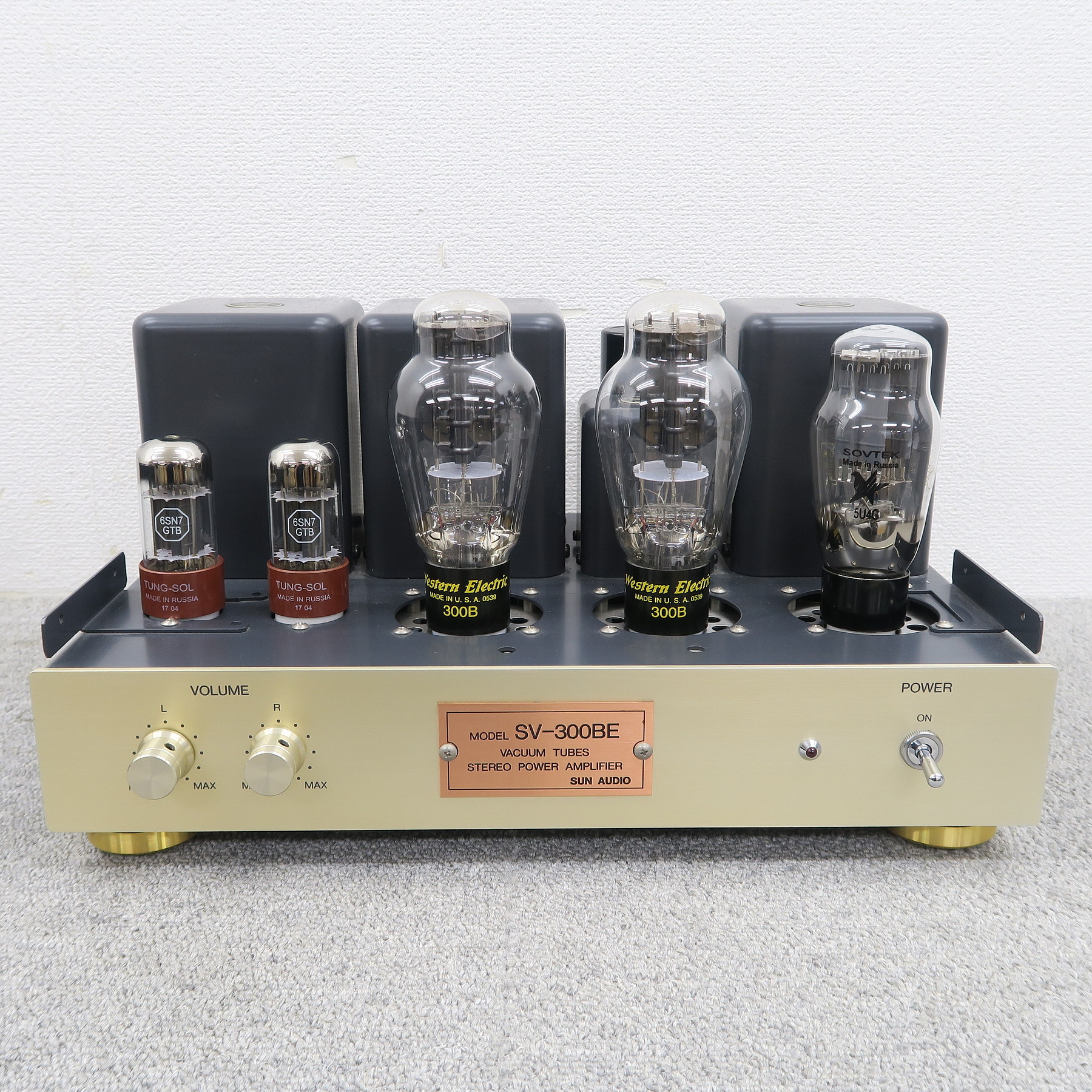 Bランク】SunAudio SV-300BE パワーアンプ Western Electric 300B搭載 サンオーディオ @57686 /  中古オーディオ買取、販売、通販のショップアフロオーディオ横浜