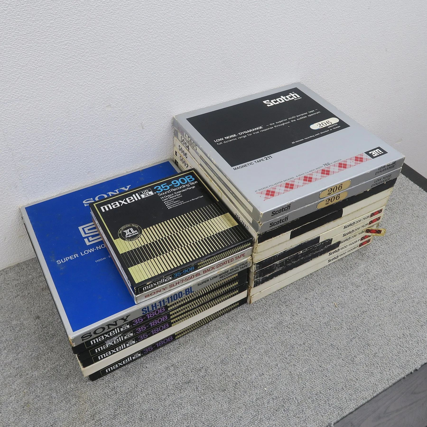 Maxell UD XL 35-180B 他 18本セット オープンリール マクセル