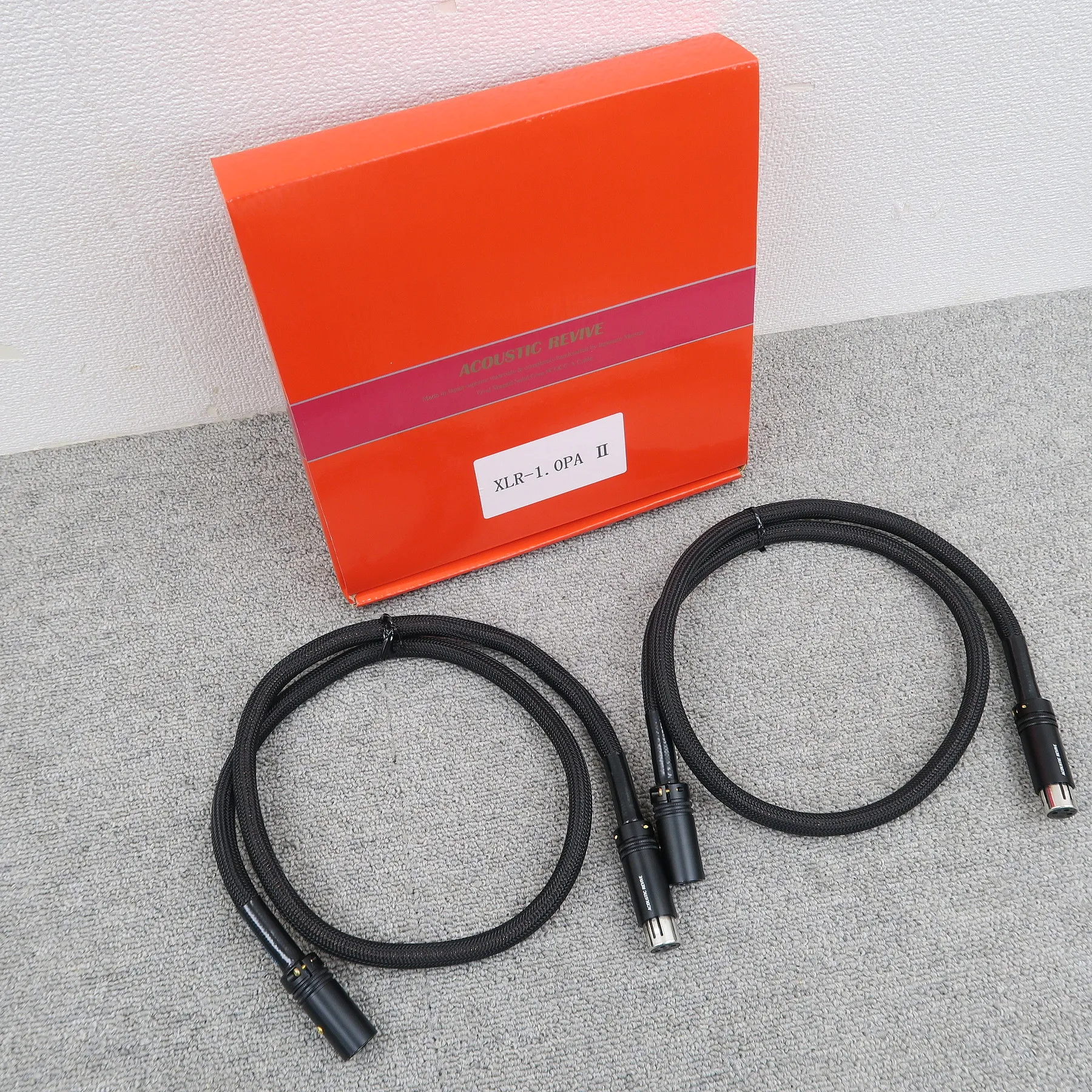 Acoustic Revive XLR-1.0PAII 1.0m XLRケーブル アコースティックリバイブ