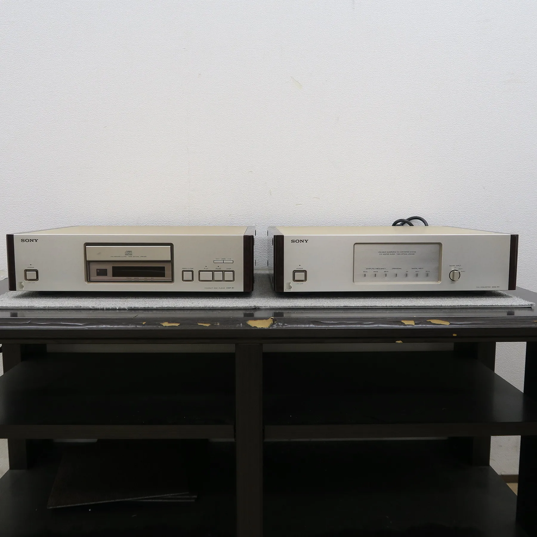 SONY CDP-R1 DAS-R1 CDプレーヤー D/Aコンバーダー ソニー