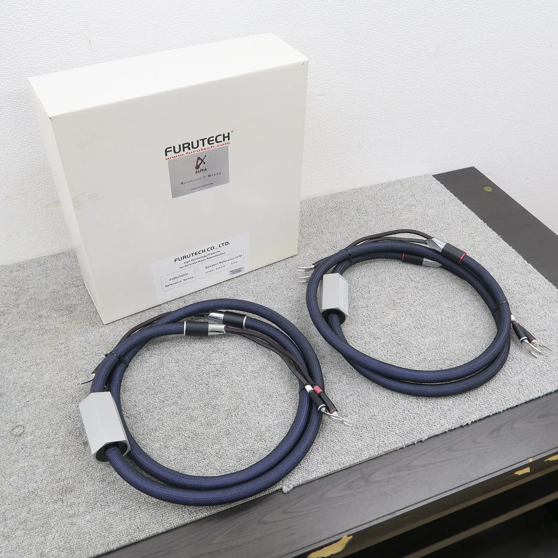FURUTECH Speaker ReferenceIII 2.0m スピーカーケーブル フルテック