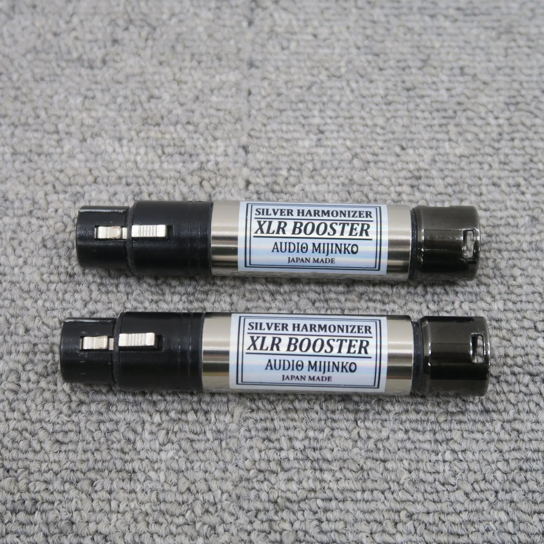 AUDIO MIJINKO SILVER HARMONIZER XLR BOOSTER 音質改善アクセサリー オーディオ みじんこ