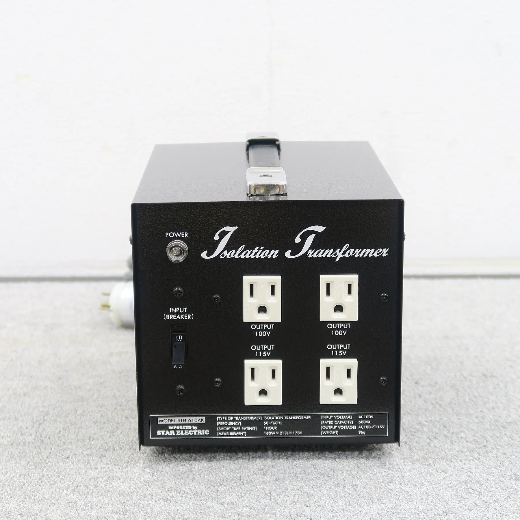 Pro Cable STH-610AK アイソレーション電源トランス 600w プロケーブル