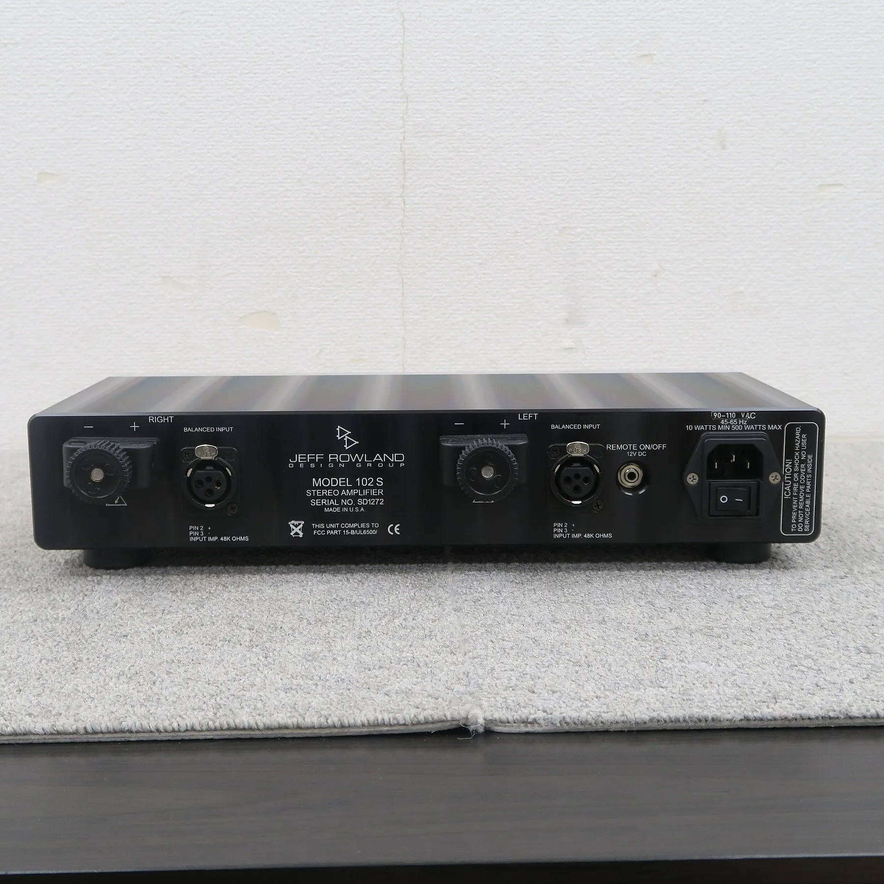 JEFF ROWLAND Model 102s パワーアンプ ジェフローランド @58393｜中古