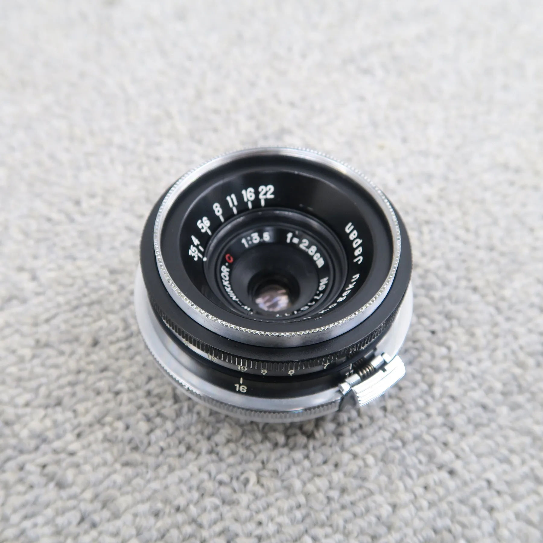 NIKON W-NIKKOR C 2.8 f3.5 カメラレンズ ニコン