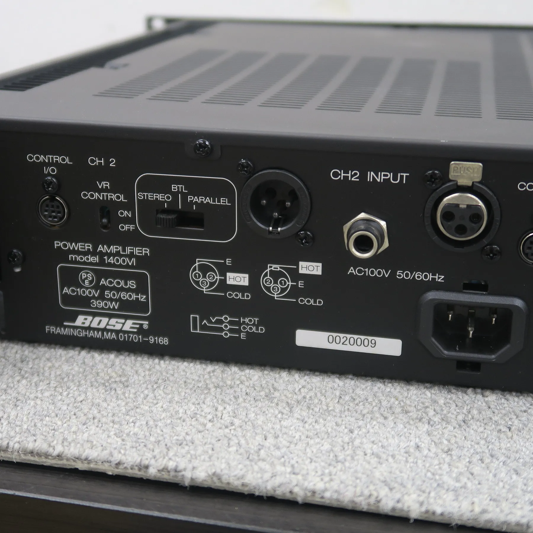 BOSE 1400VI パワーアンプ ボーズ @58705｜中古オーディオ販売実績