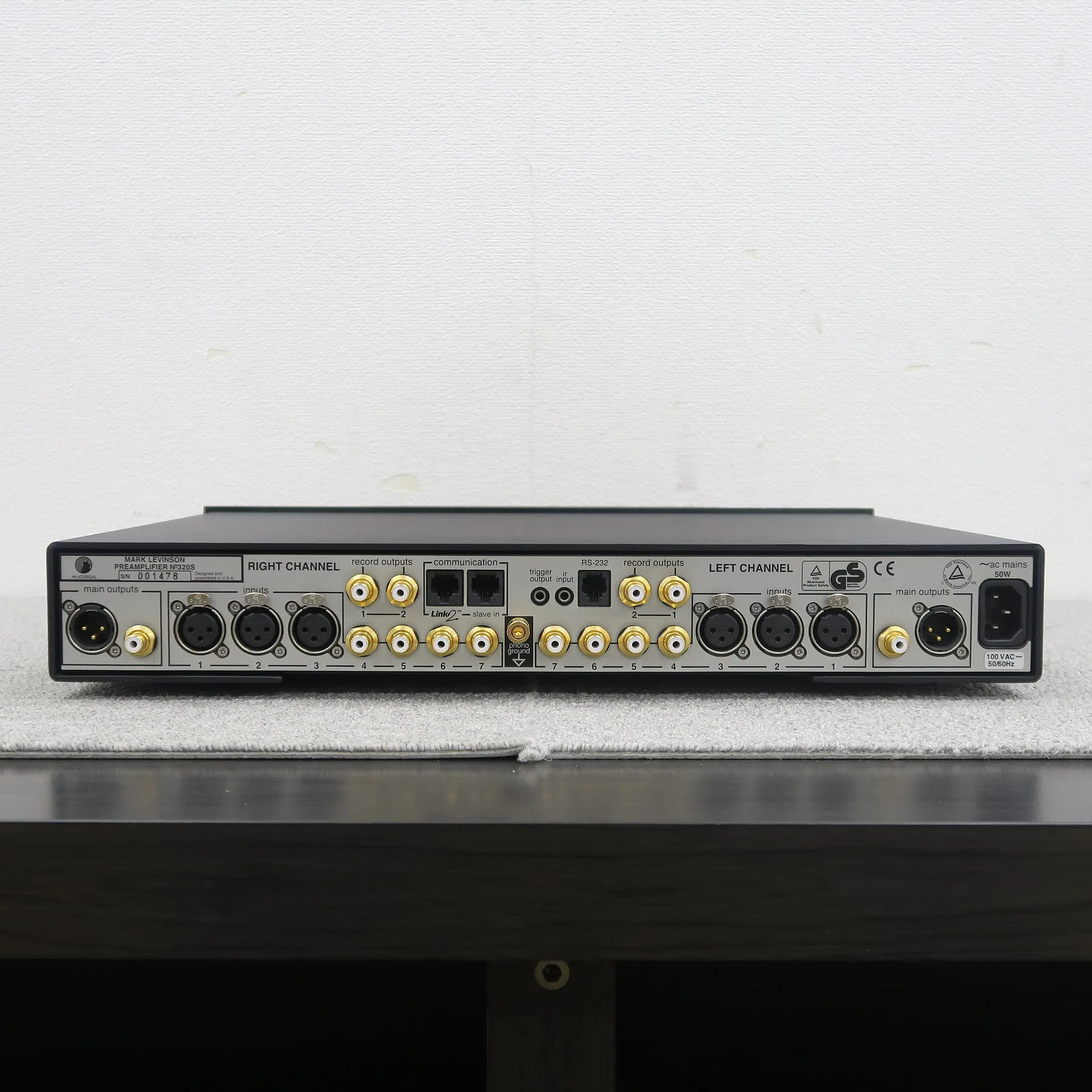 Mark Levinson No.320S PHONO無し プリアンプ マークレビンソン @58333