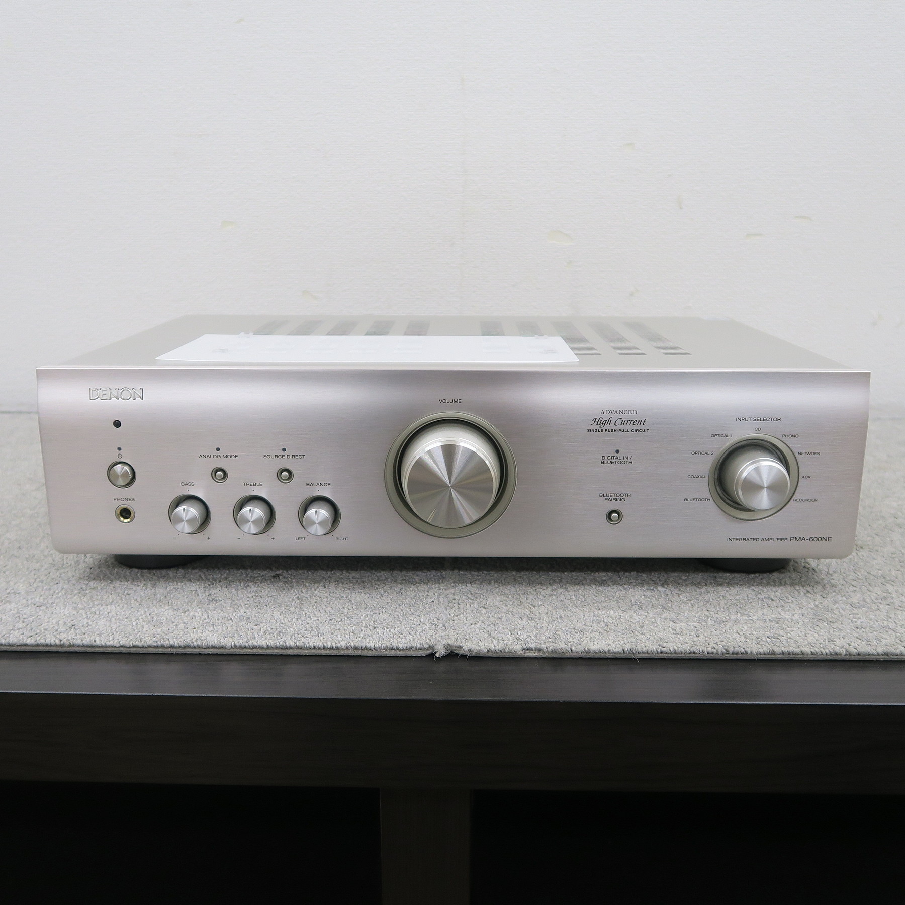 DENON PMA-600NE プリアンプ シルバー　動作確認済み Amazon.co.jp: デノン Denon PMA-600NE Blurtooth & デジタル入力搭載