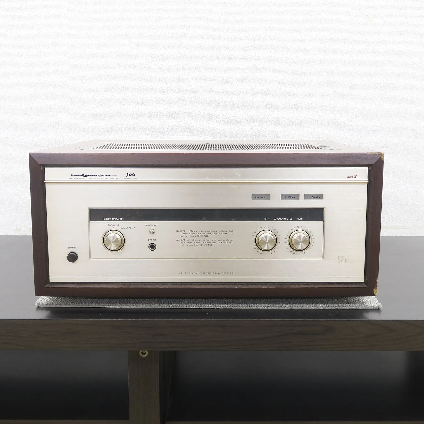 LUXMAN M-300 パワーアンプ ラックスマン