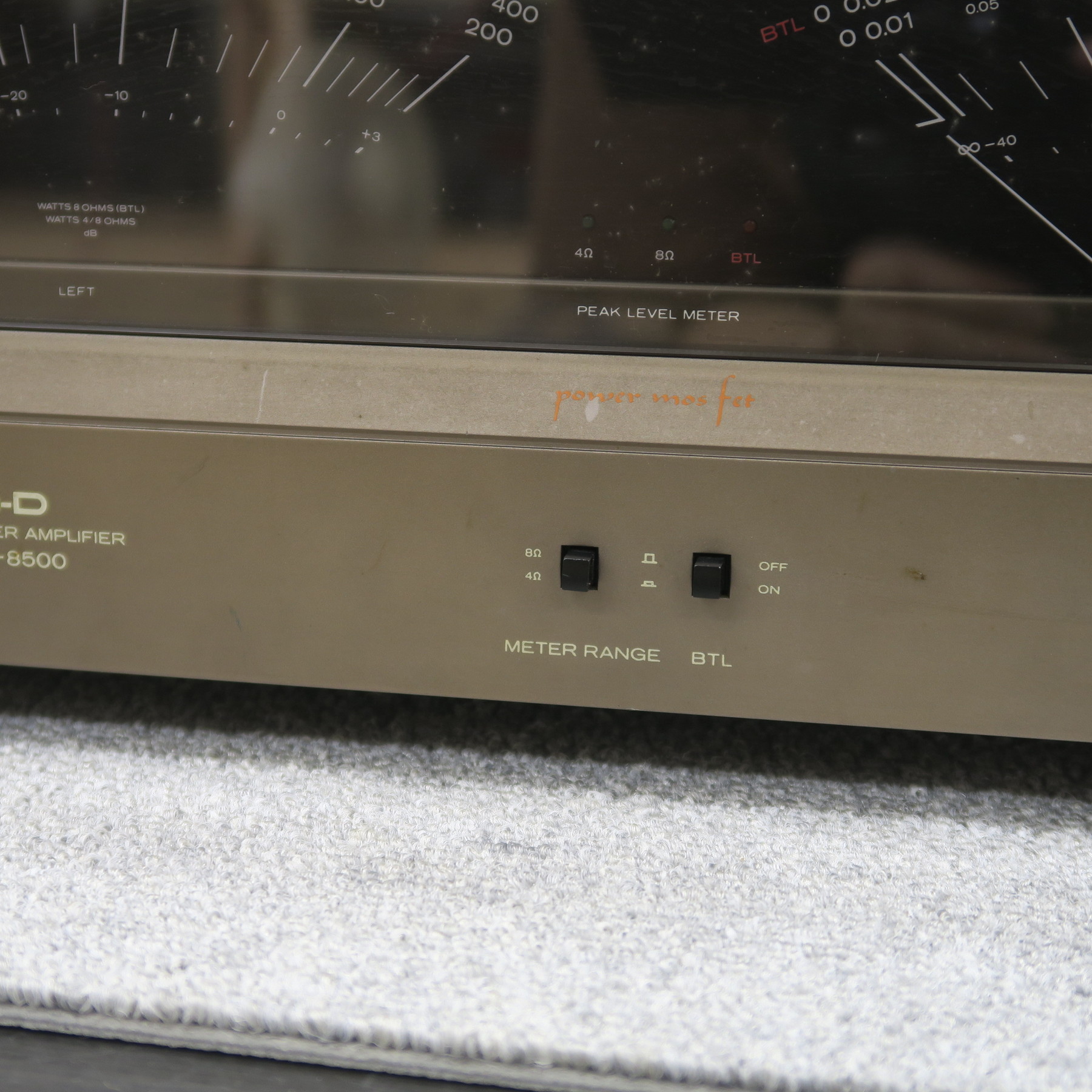 ジャンク】HITACHI Lo-D HMA-8500 パワーアンプ ヒタチ @59216 / 中古