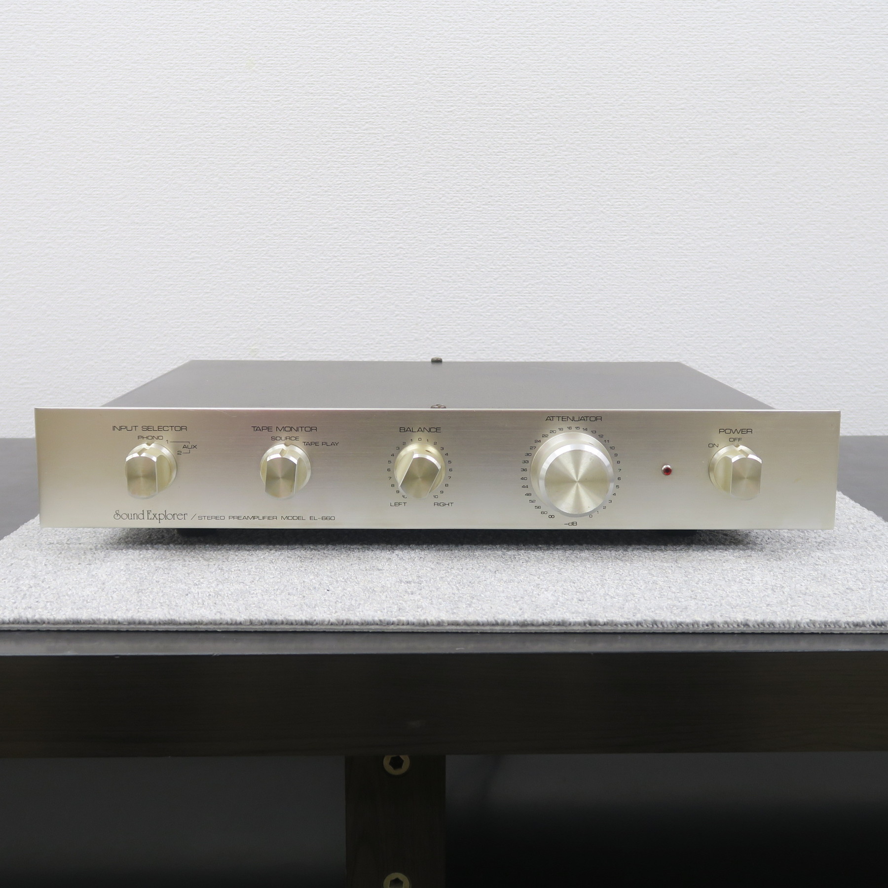 Sound Explorer　EL-880 プリアンプ 【動作未確認・ジャンク】 Sound Explorer EL-880 プリアンプ 【動作未確認・ジャンク