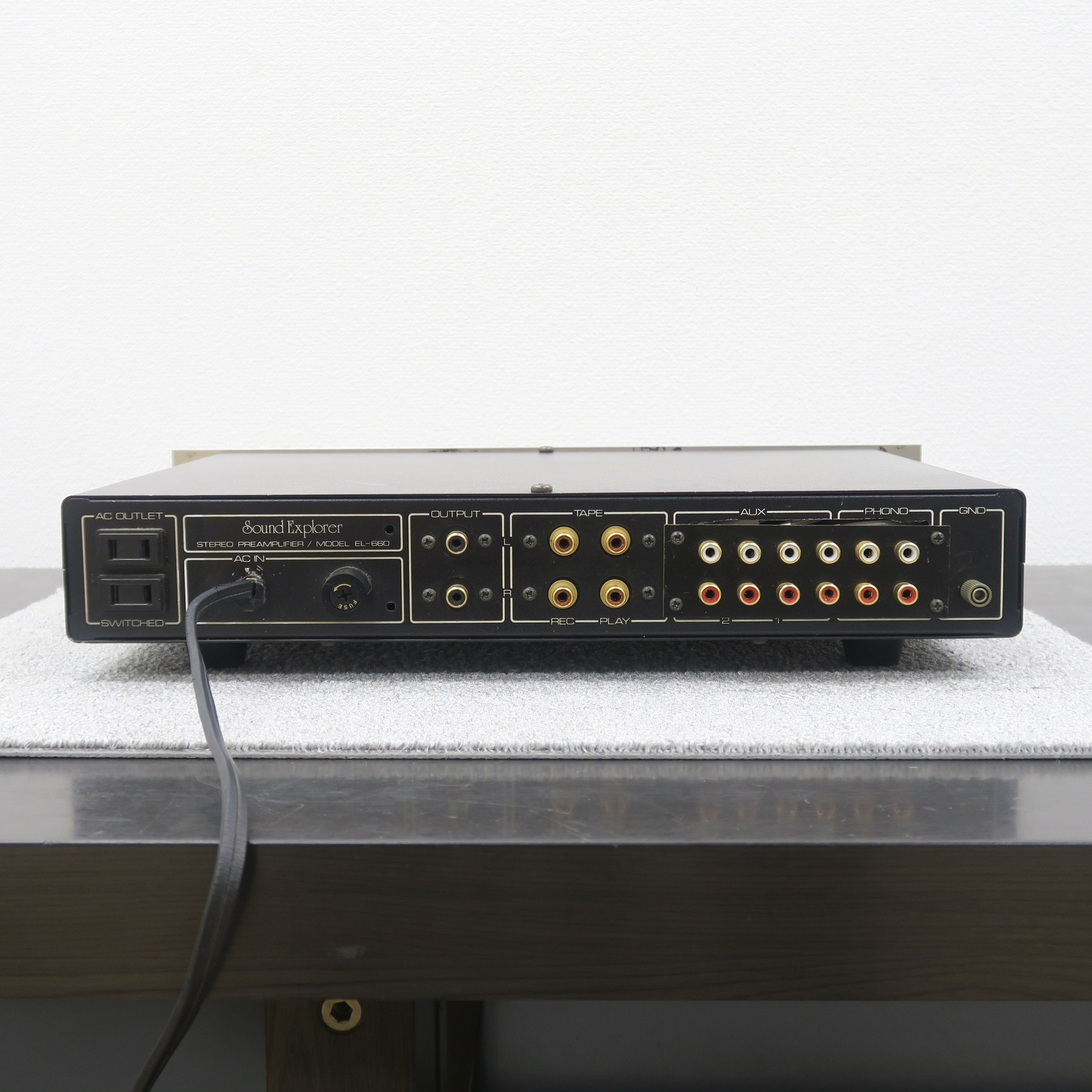 Sound Explorer EL-660 ステレオプリアンプ ジャンク】Sound Explorer EL-660 プリアンプ サウンド