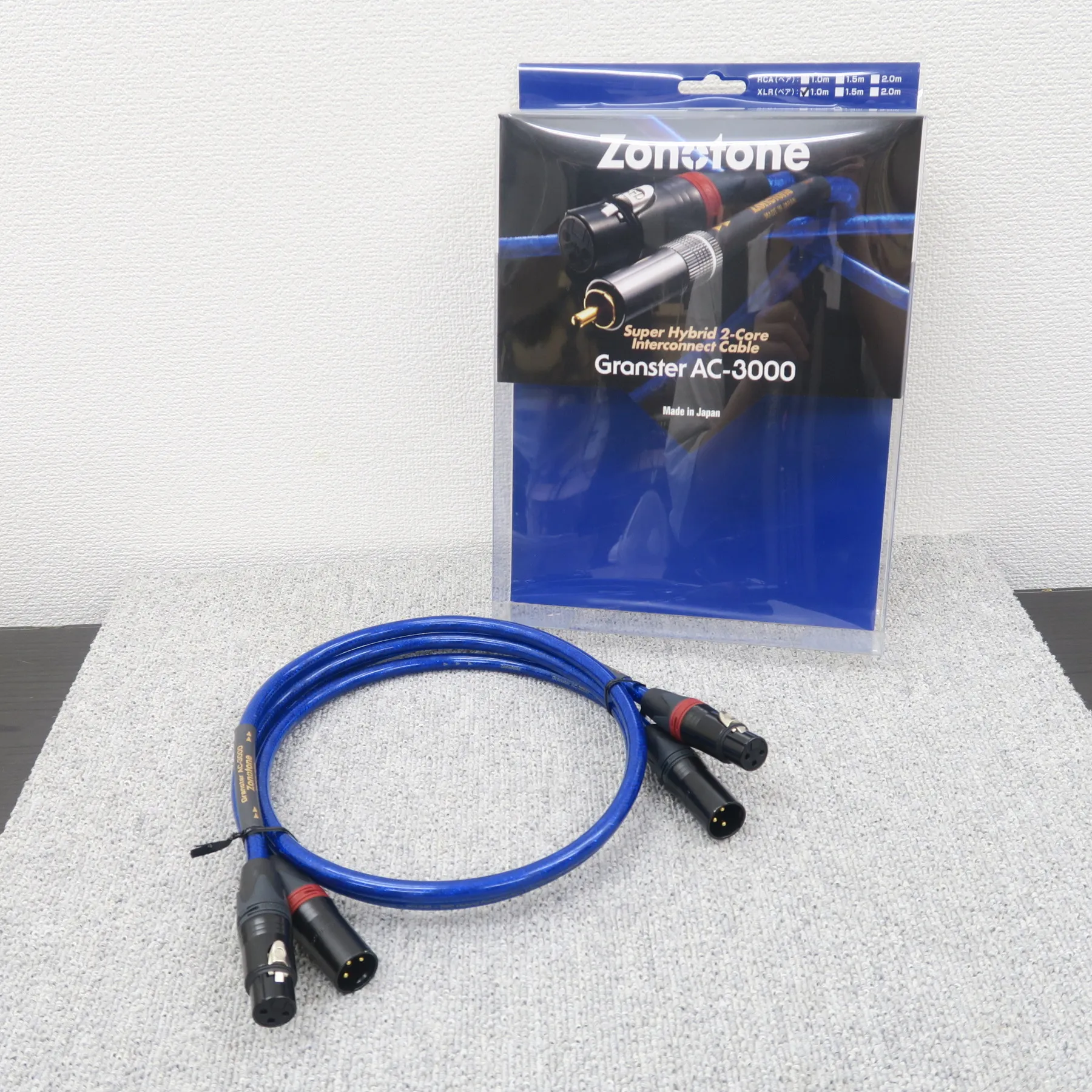 Zonotone Granster AC-3000 1.0m XLRケーブル ゾノトーン