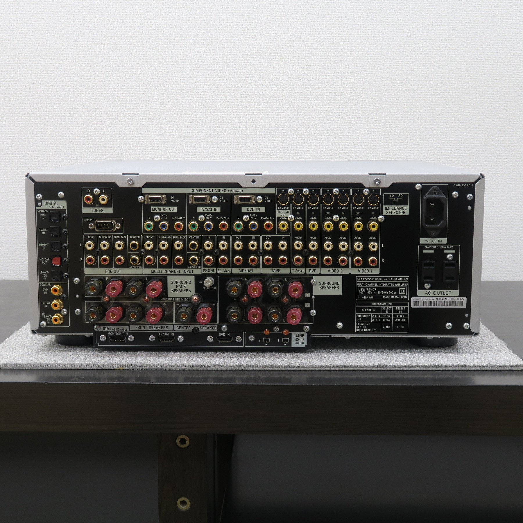その他 SONY TA-DA7000ES TA-DA7000ES｜本格Hi-Fiオーディオ・ホームシアター専門店