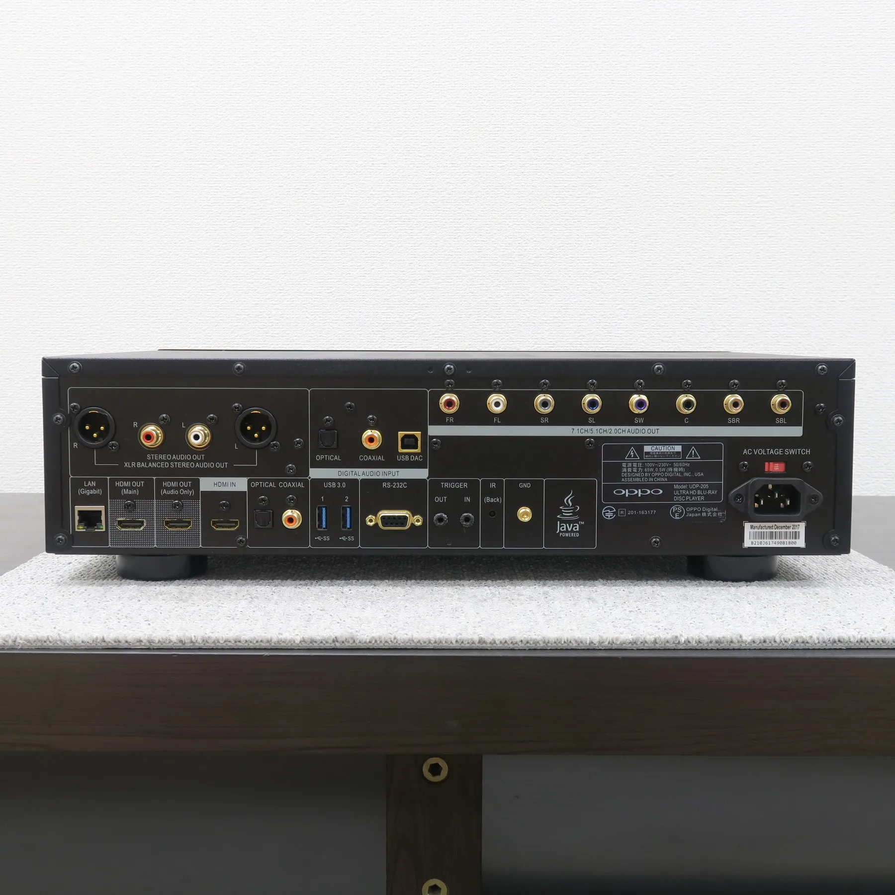 OPPO UDP-205 BDプレーヤー オッポ @59558｜中古オーディオ販売実績
