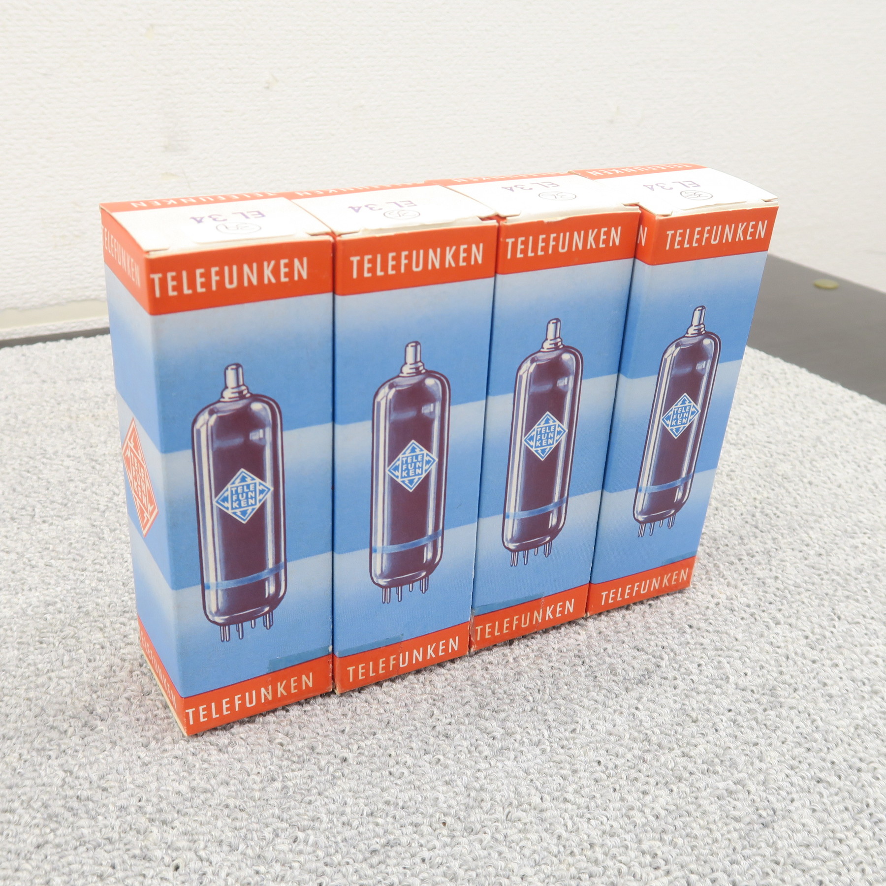 Bランク】TELEFUNKEN EL34 4本 真空管 テレフンケン @59788 / 中古