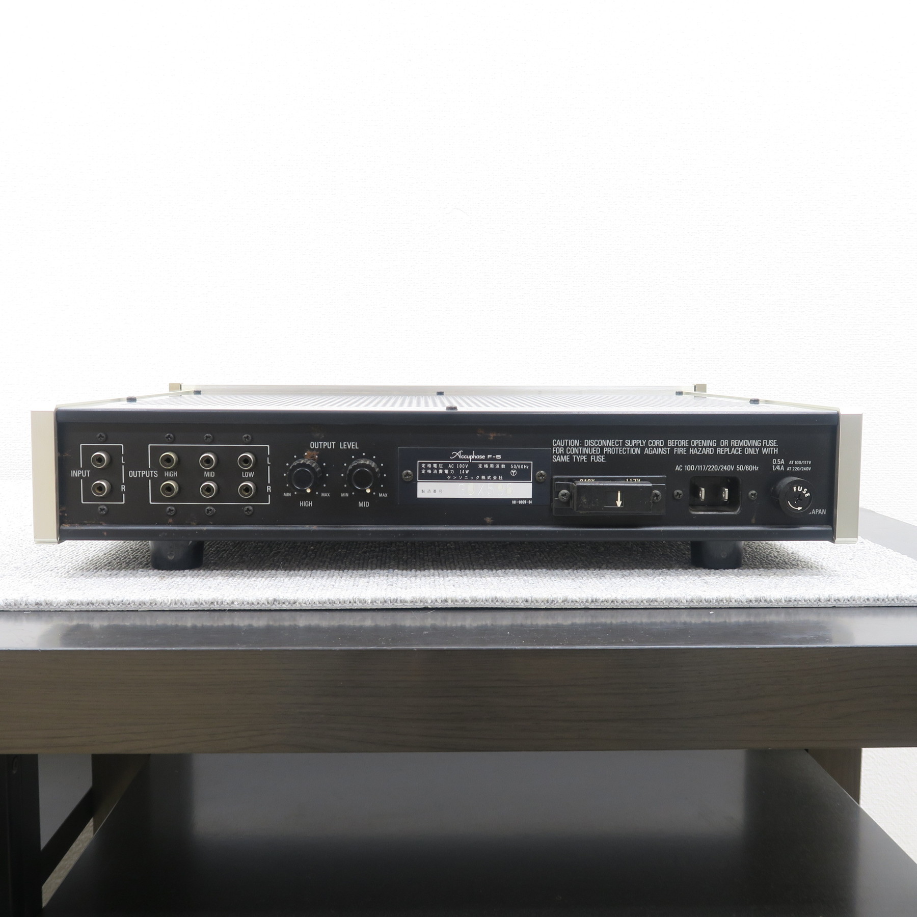 Cランク】Accuphase F-5 チャンネルデバイダー アキュフェーズ @59810