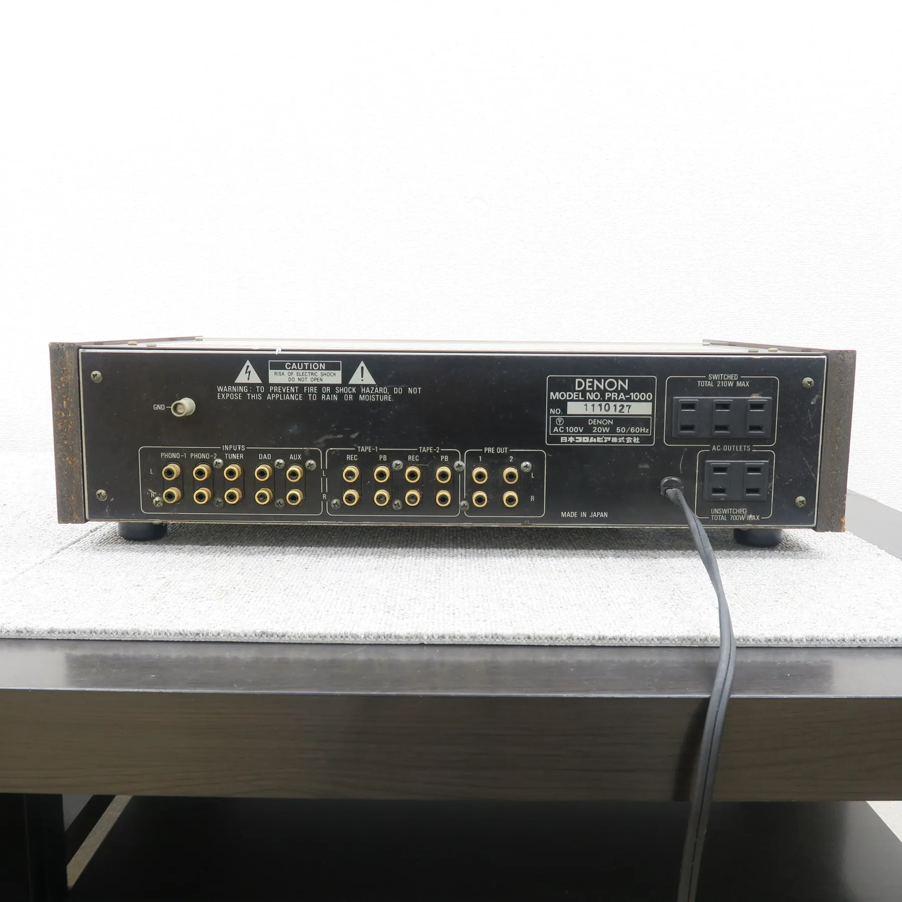 DENON PRA-1000 プリアンプ デノン @59846｜中古オーディオ販売実績