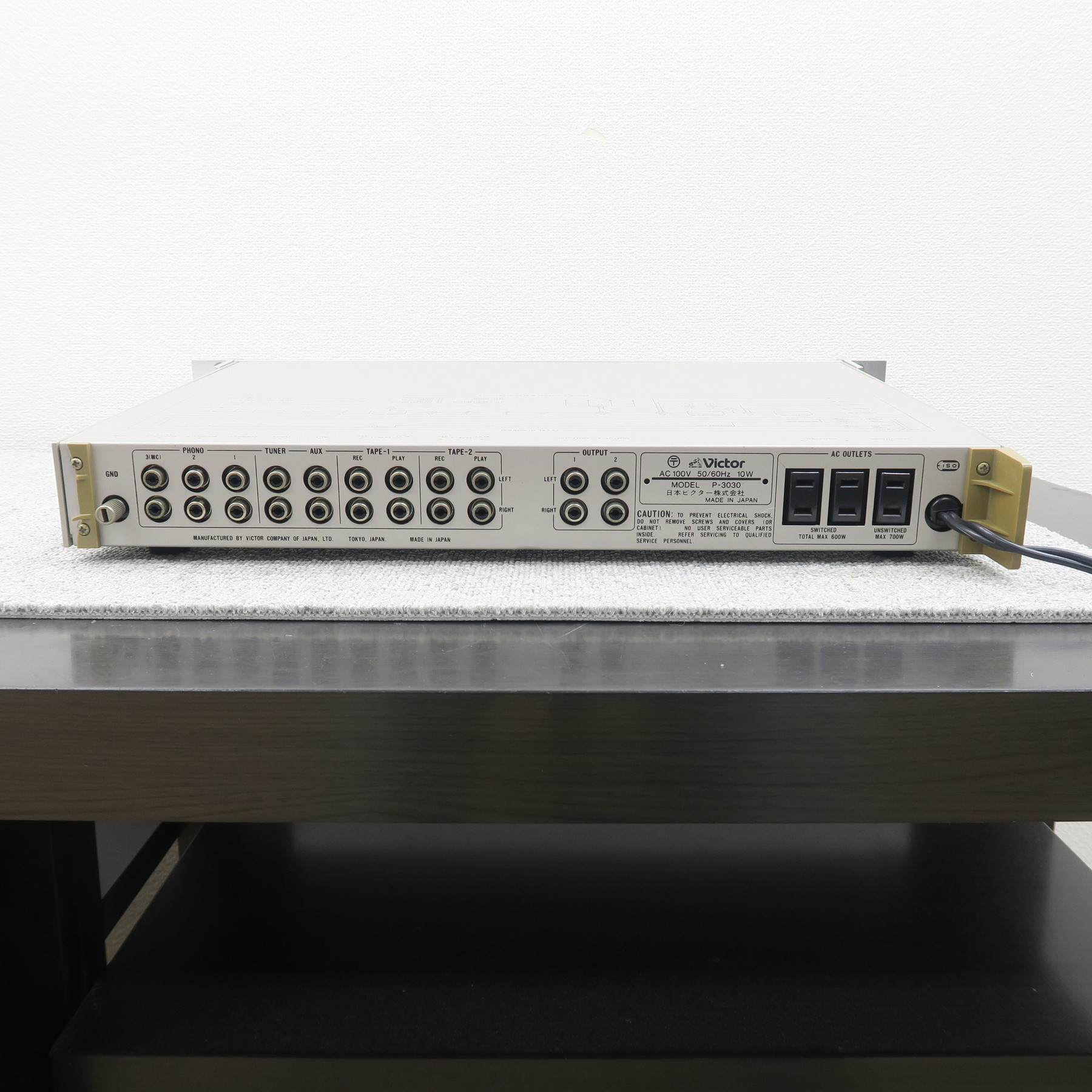 現状】Victor P-3030 プリアンプ ビクター @59860 / 中古オーディオ