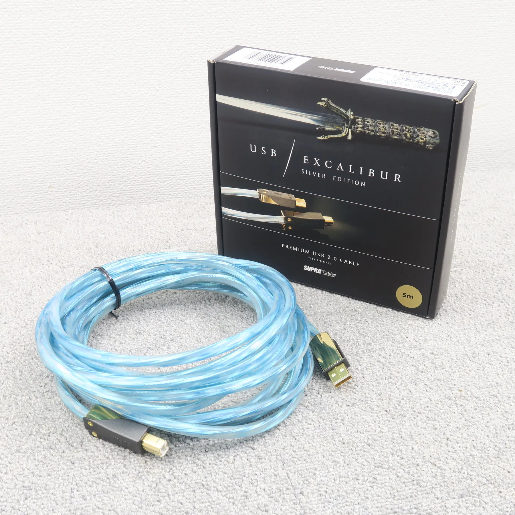 SAEC Supra USB2.0 A-B 5.0m USBケーブル サエク
