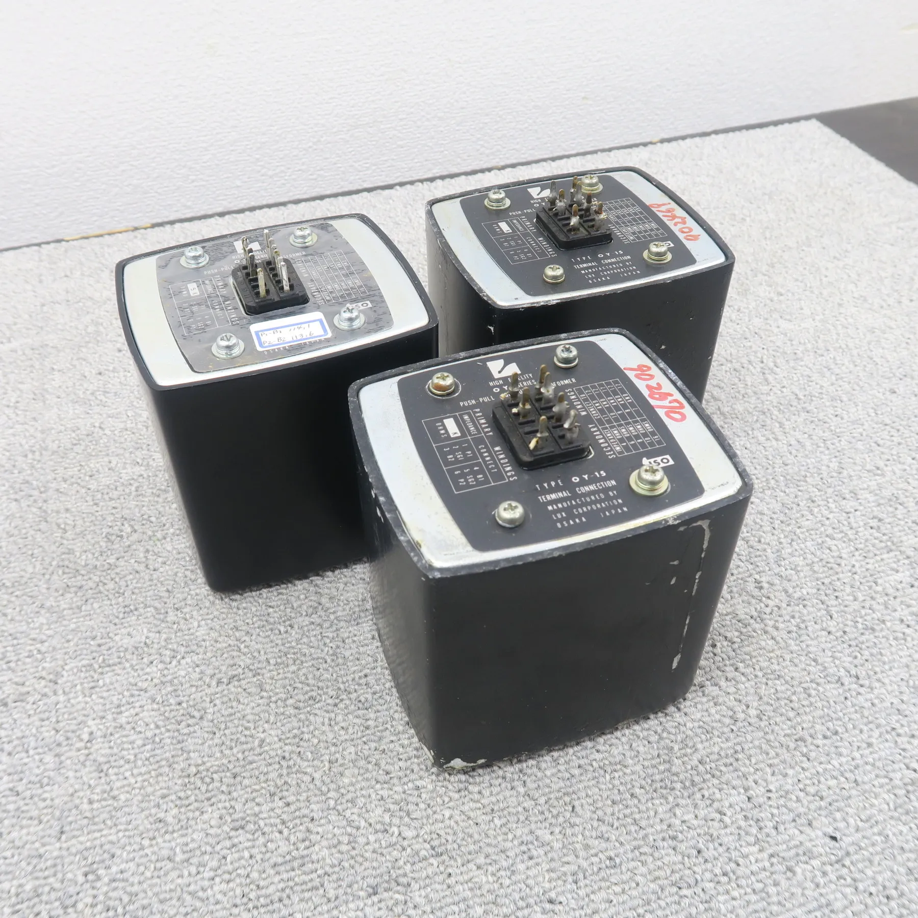 LUXMAN OY15 3個 トランス ラックスマン