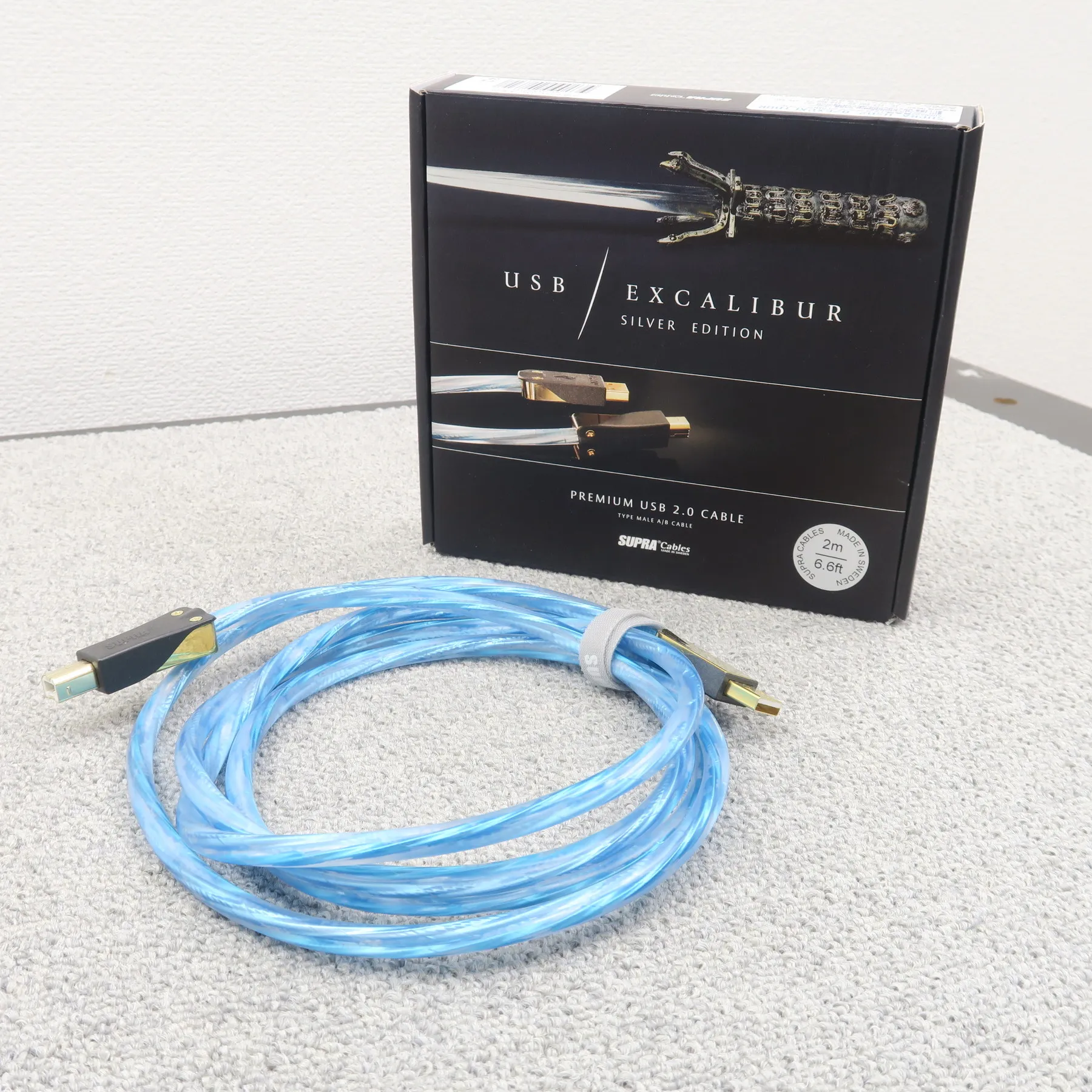 SAEC SUPRA USB2.0 EXCALIBUR 2.0m USBケーブル サエク