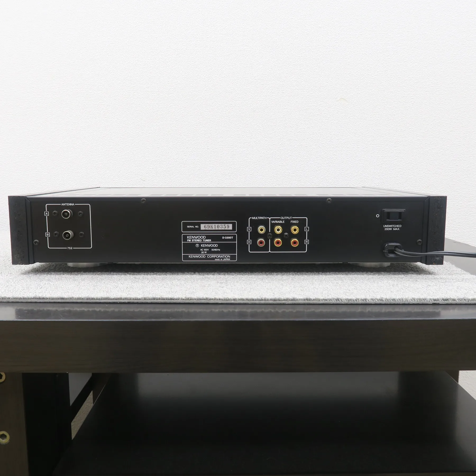 Cランク】KENWOOD D-3300T チューナー ケンウッド @60423｜中古