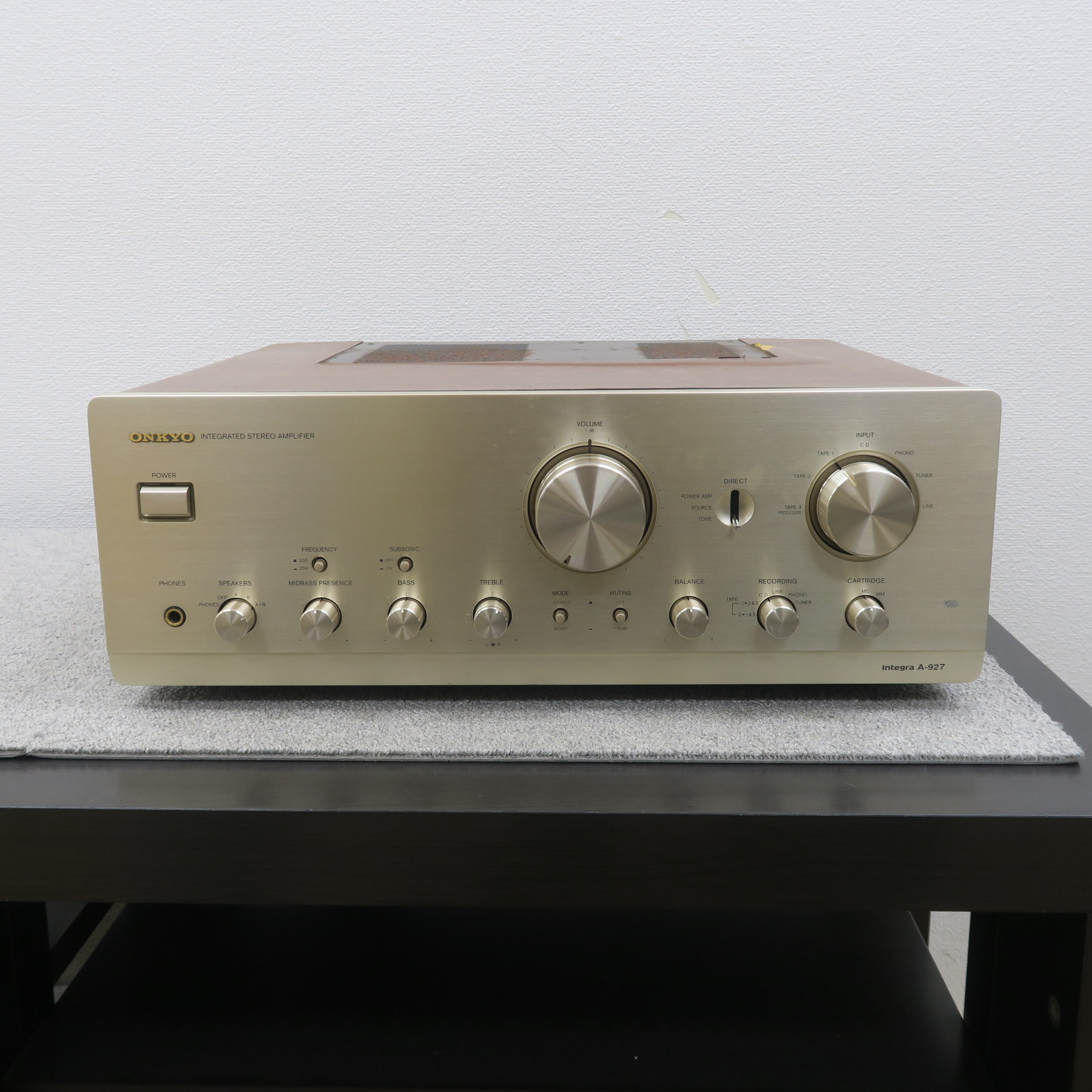 ジャンク】ONKYO Integra A-927 プリメインアンプ オンキヨー @60365