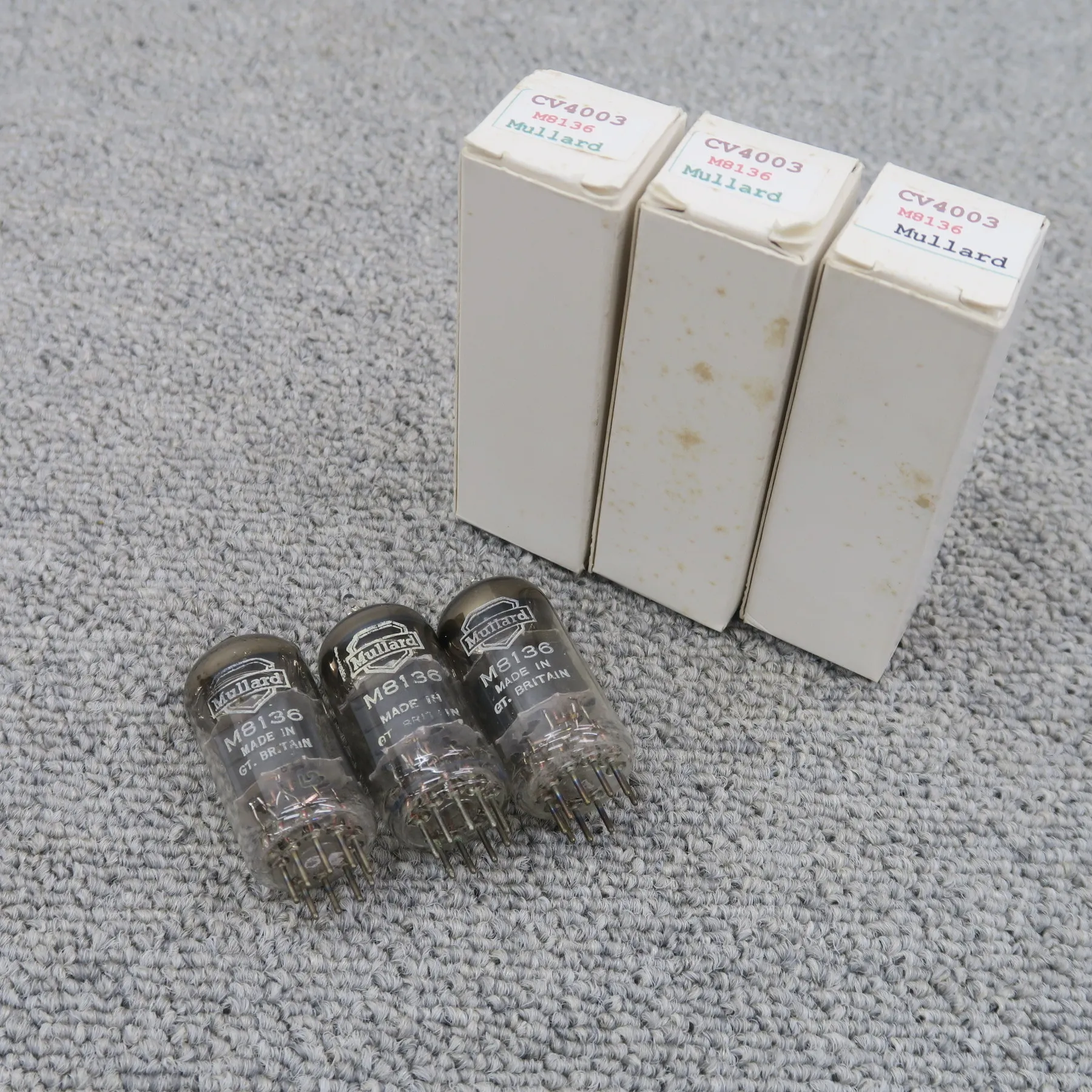 Mullard CV4003 3本 真空管 ムラード