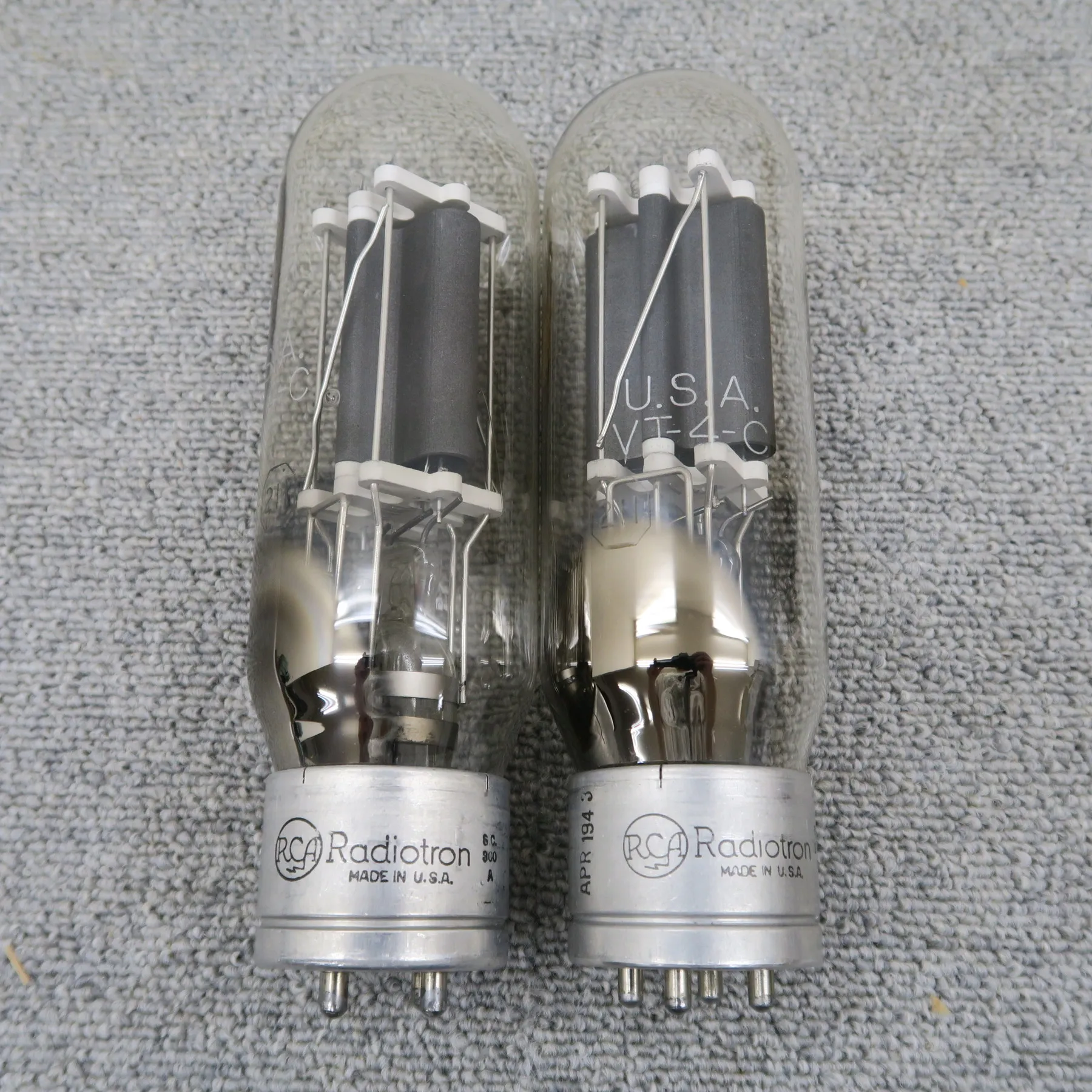RCA VT-4-C 2本 真空管 アールシーエー