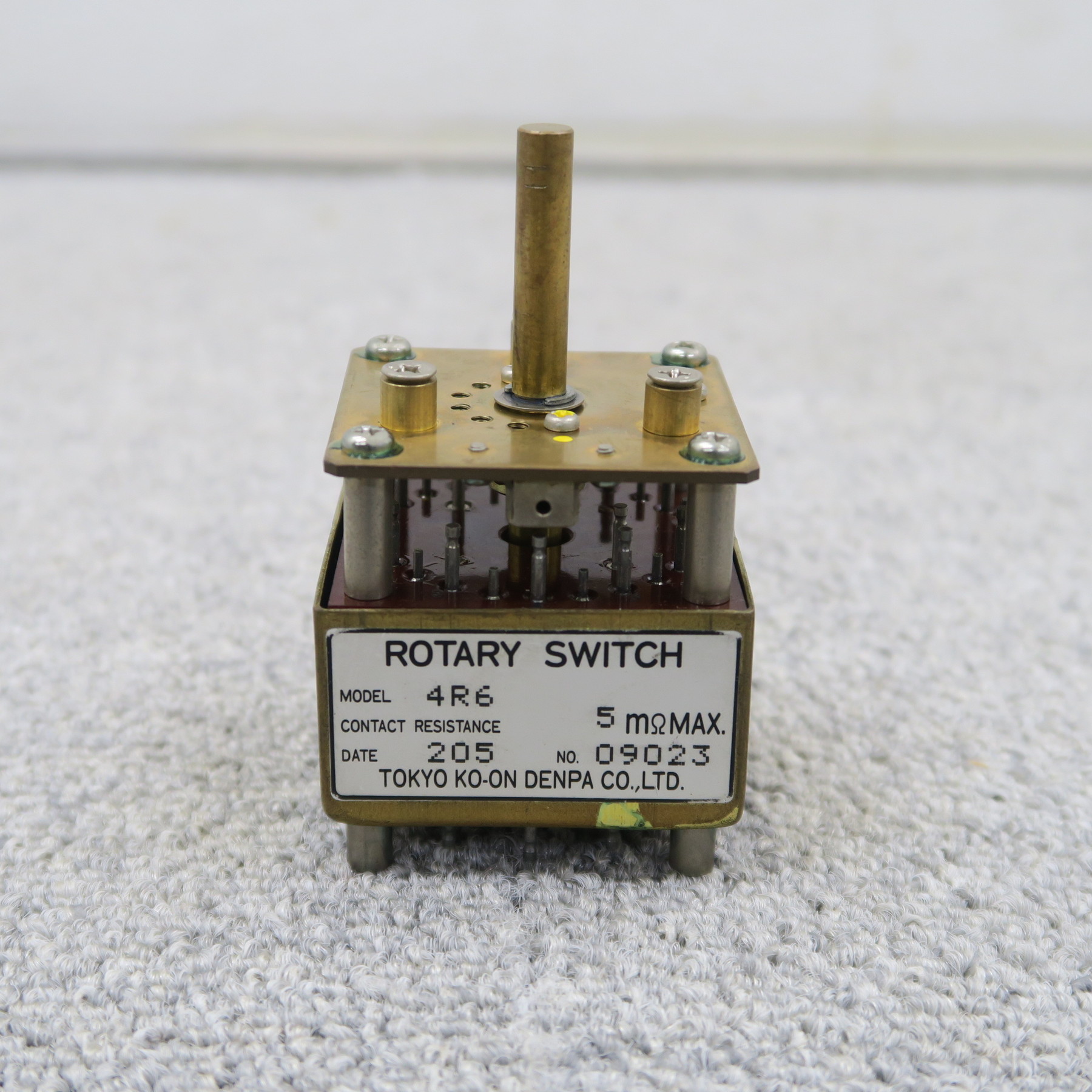 現状】東京光音電波 4R6 ロータリースイッチ @60576｜中古オーディオ