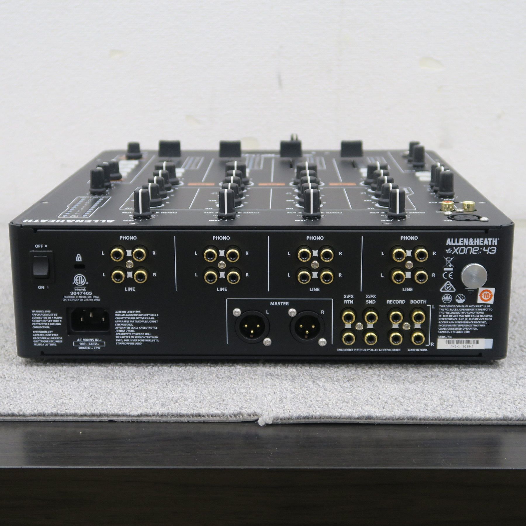 Aランク】Allen&Heath XONE:43 DJミキサー アレンアンドヒース @60612