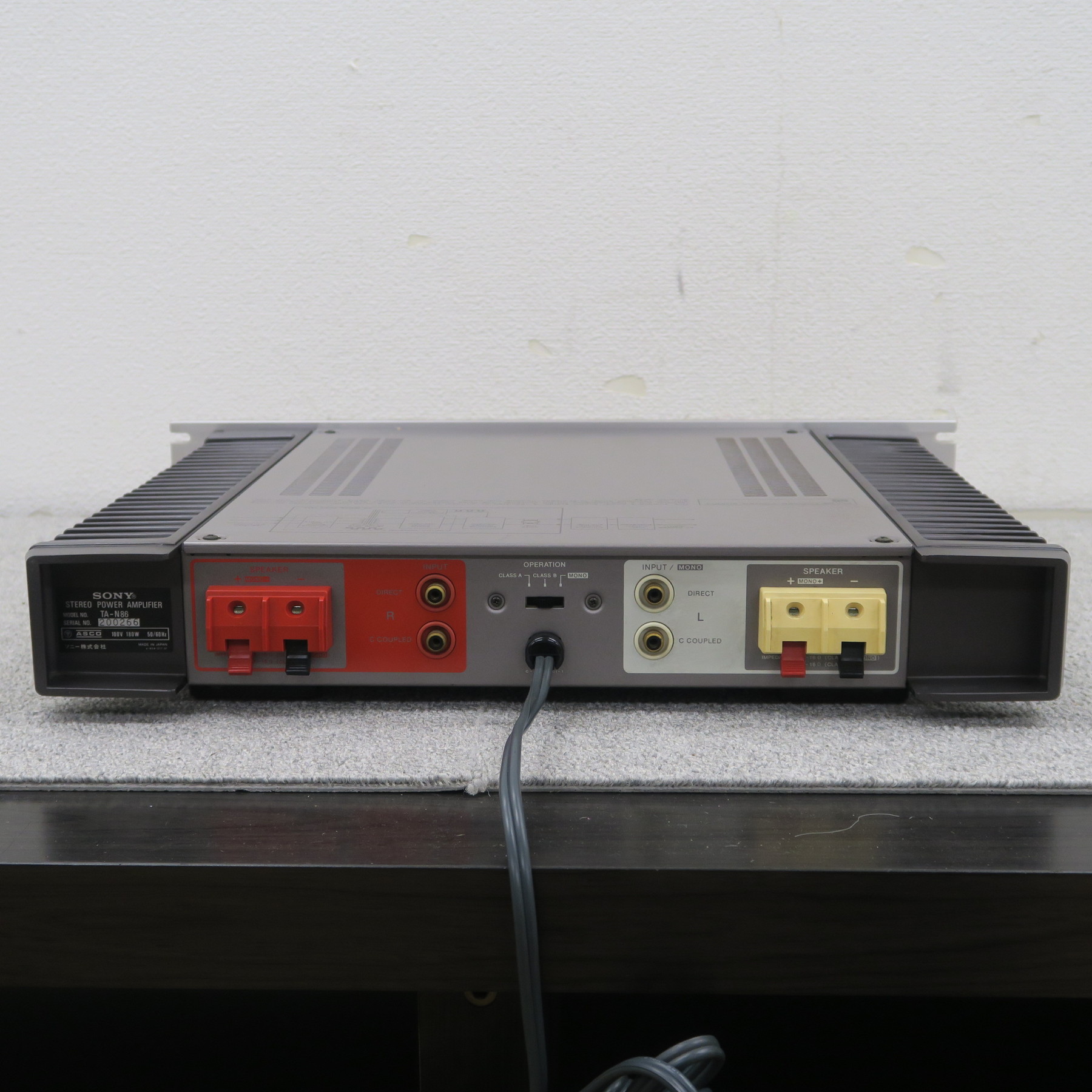 現状】SONY TA-N86 パワーアンプ ソニー @60712｜中古オーディオ