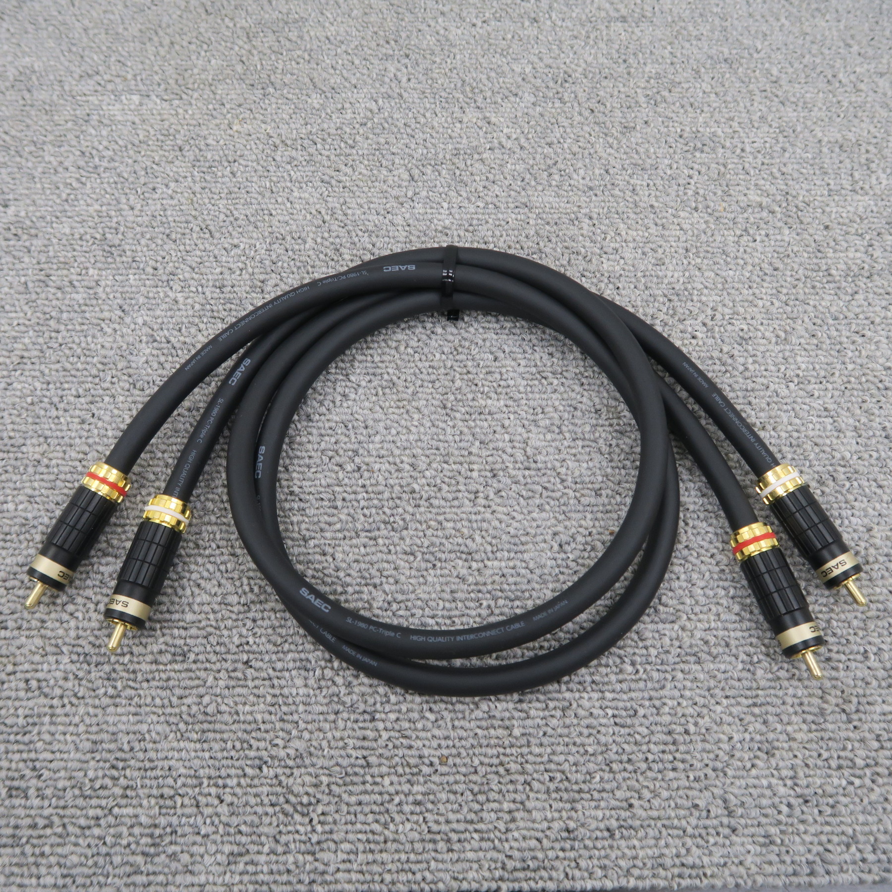 Aランク】SAEC SL-1980 0.7m RCAケーブル サエク @60832｜中古
