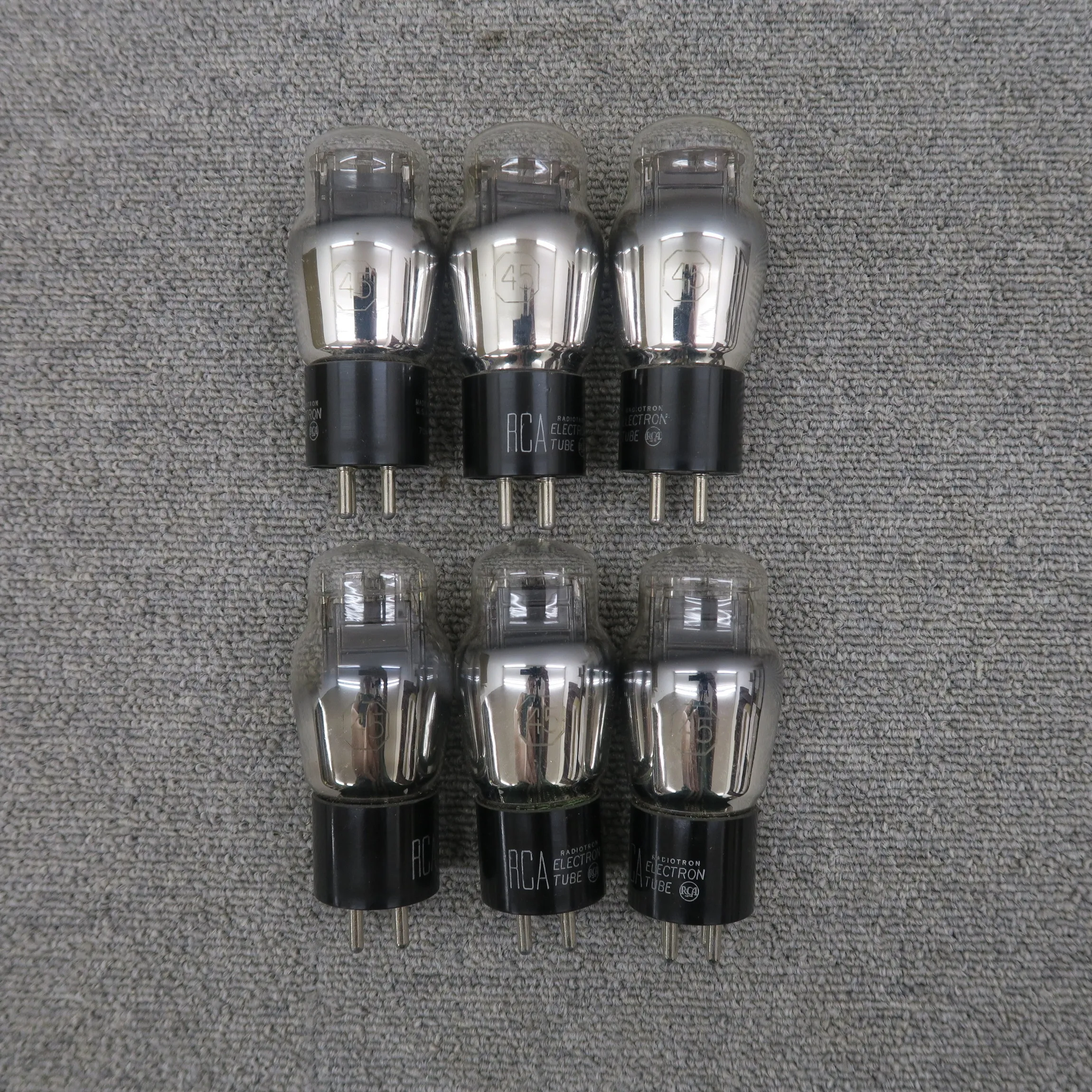 RCA 45刻印　動作確認済　中古真空管 RCA 45刻印 動作確認済 中古真空管 RCA 45刻印 動作確認済 中古真空管