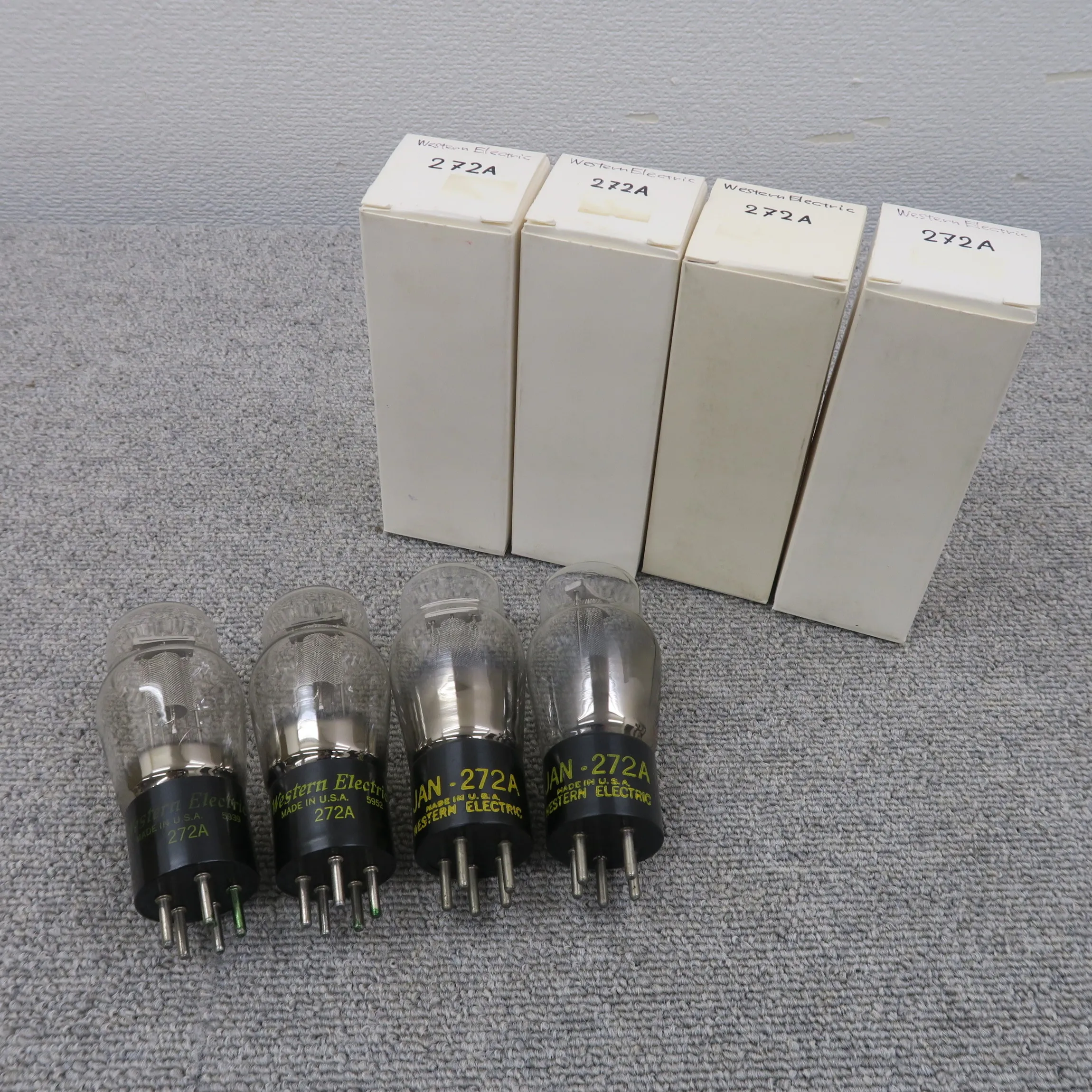 Western Electric 272A 4本 真空管 ウエスタンエレクトリック