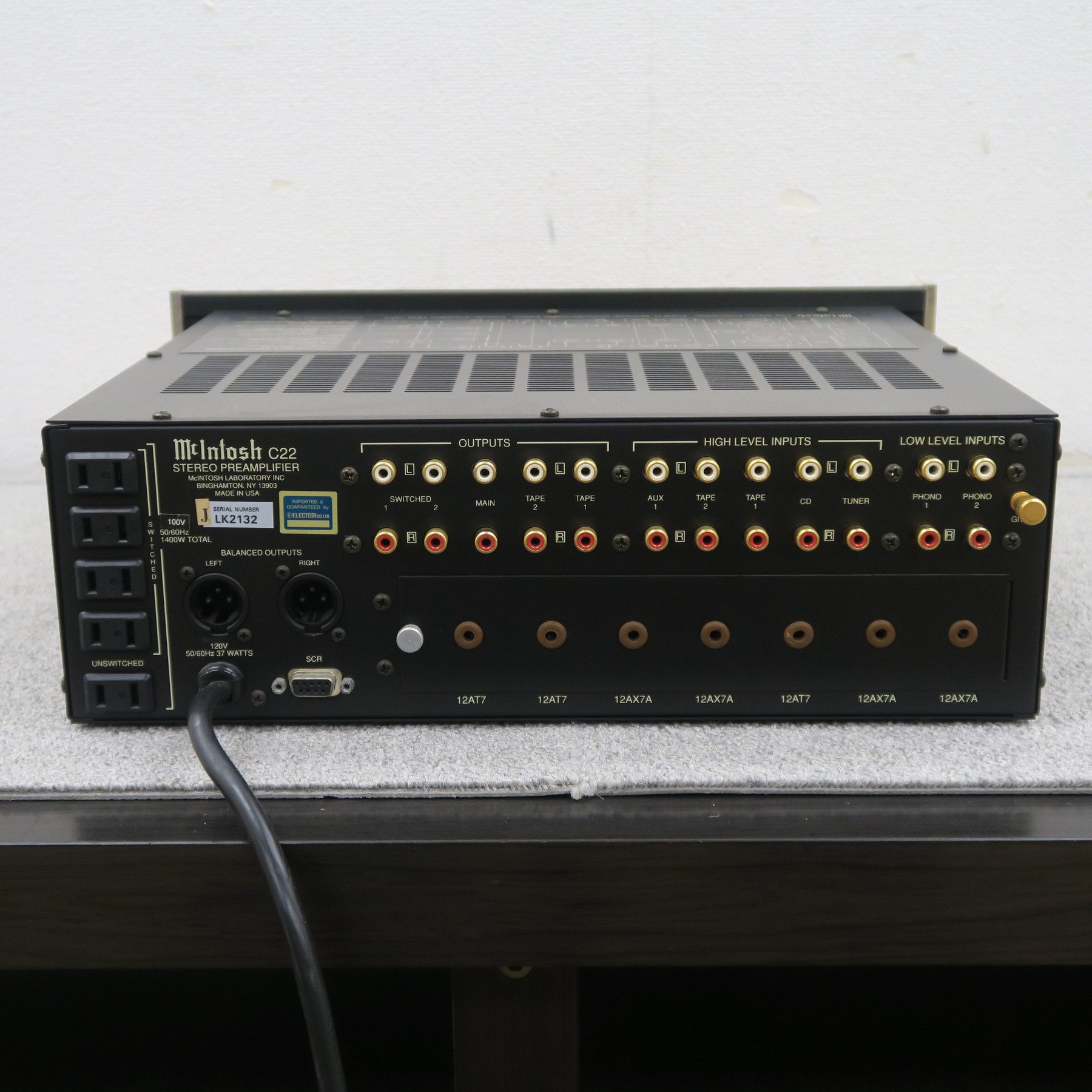 Bランク】Mcintosh C22 復刻 プリアンプ マッキントッシュ @60605