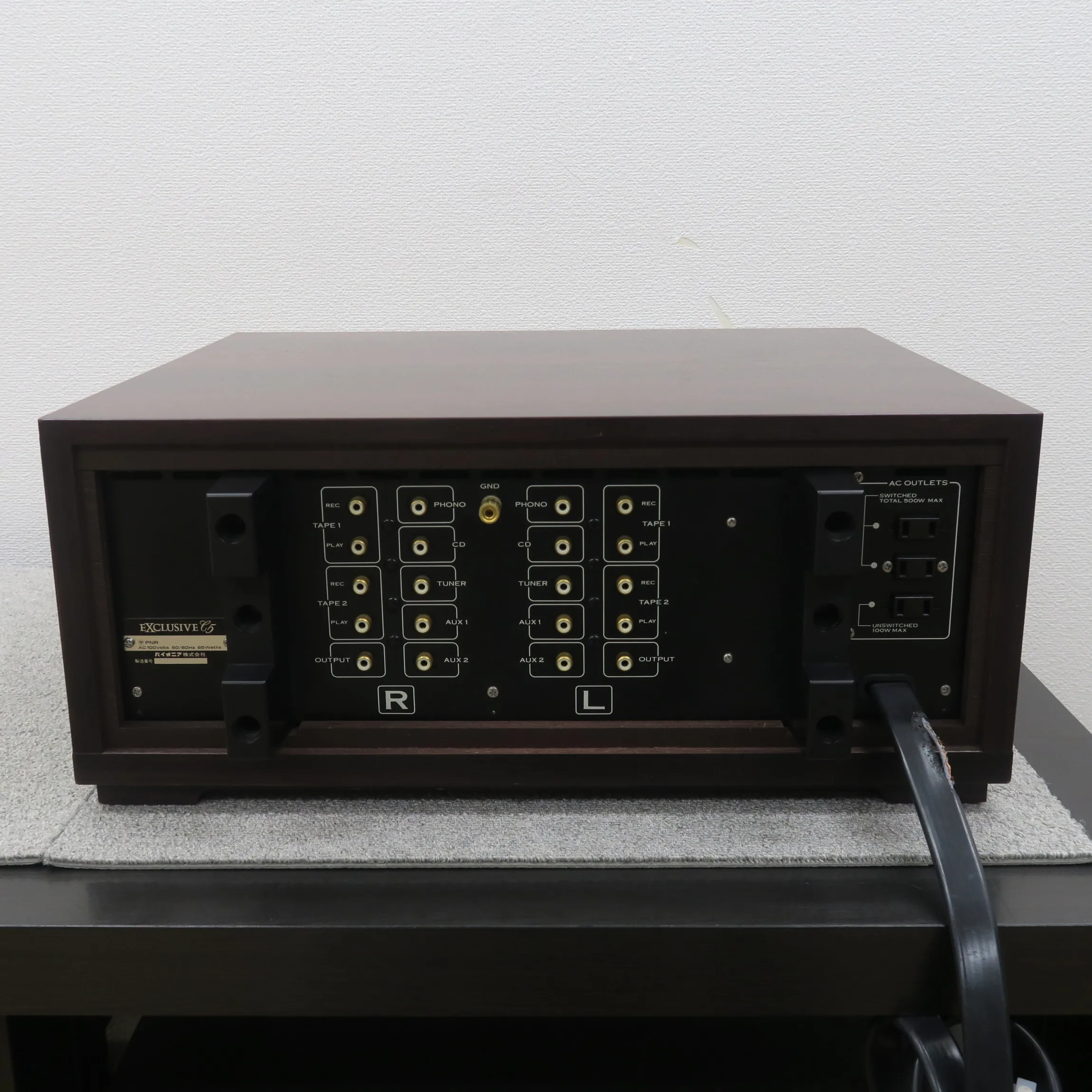 パイオニア プリアンプなどセット ジャンク】Pioneer Exclusive C5 プリアンプ パイオニア @60629｜中古